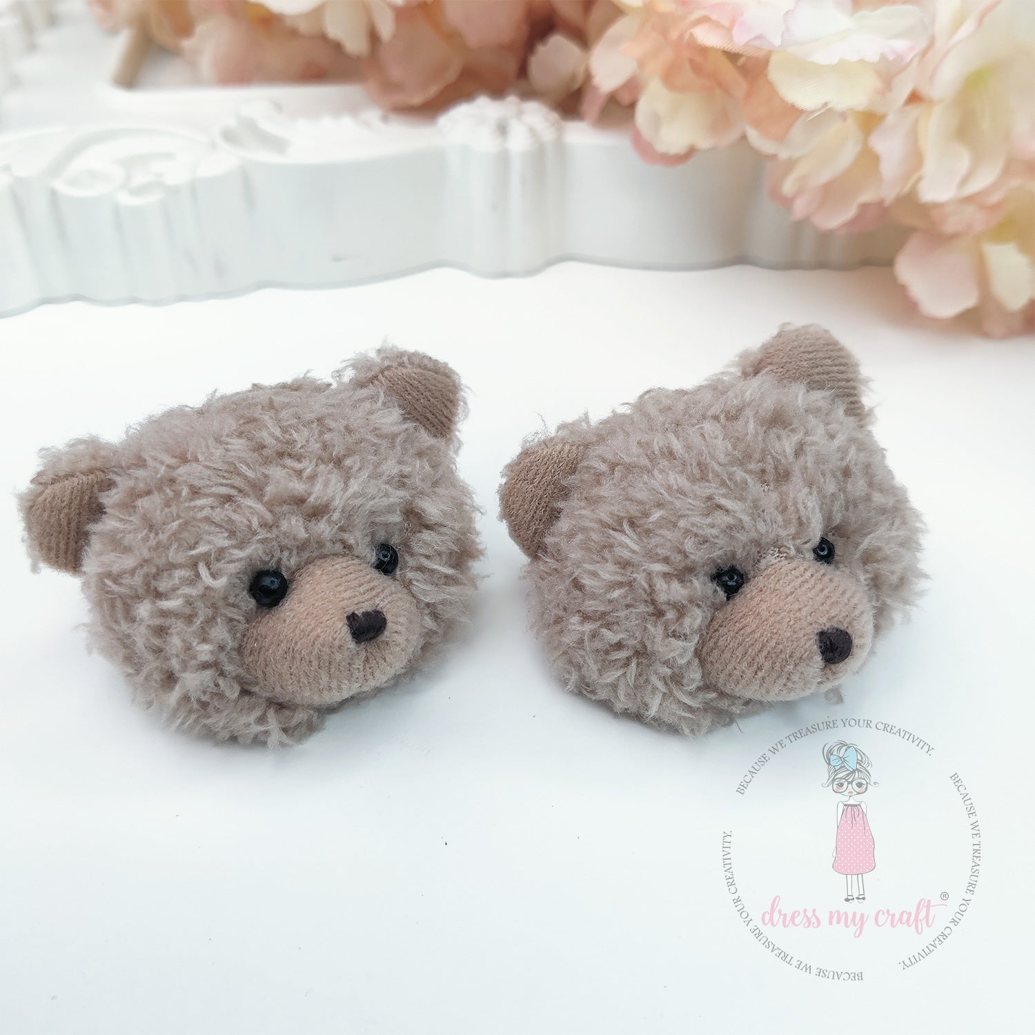 Miniature Snug Teddy Bear Head