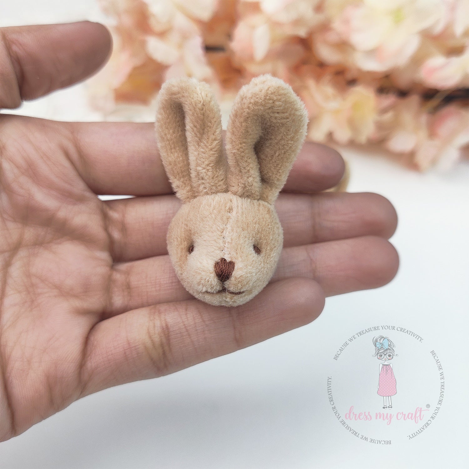 Miniature Velvet Bunny Head