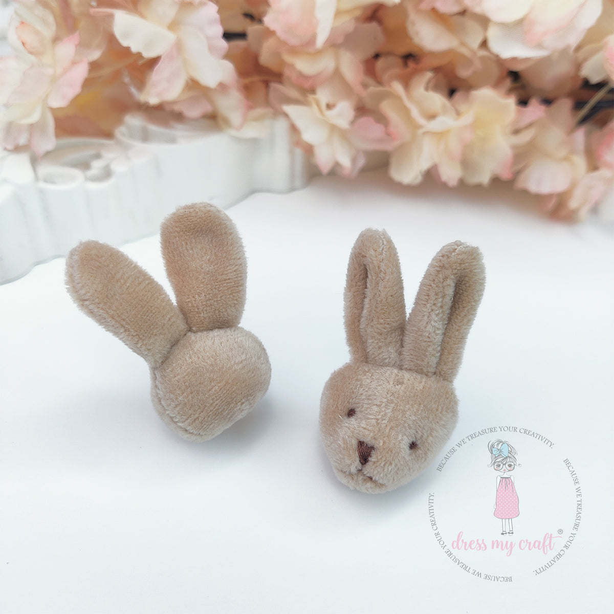 Miniature Velvet Bunny Head – CRAFTERS CORNER