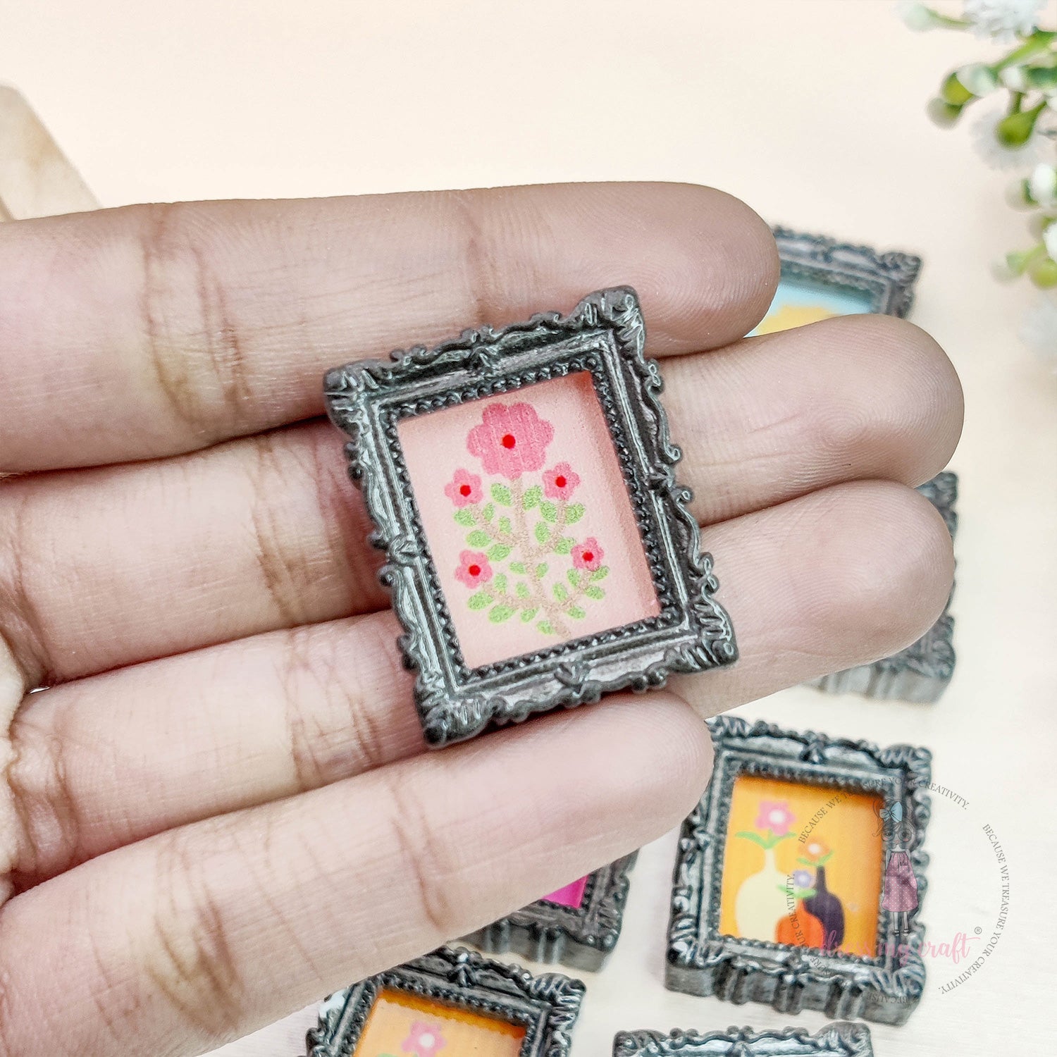 Miniature Masterpiece Painting Frames - Silver