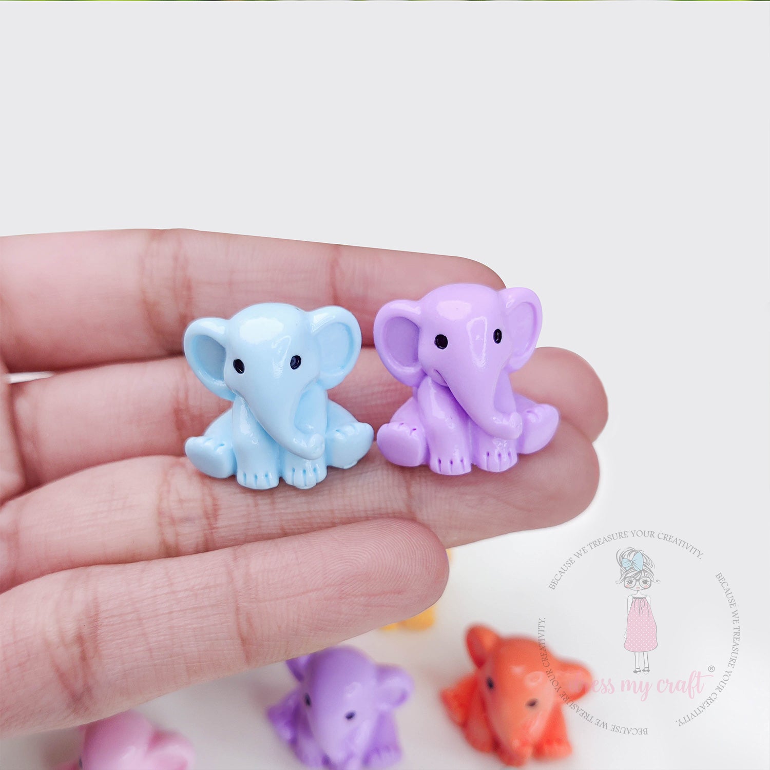 Miniature Cute Elephants