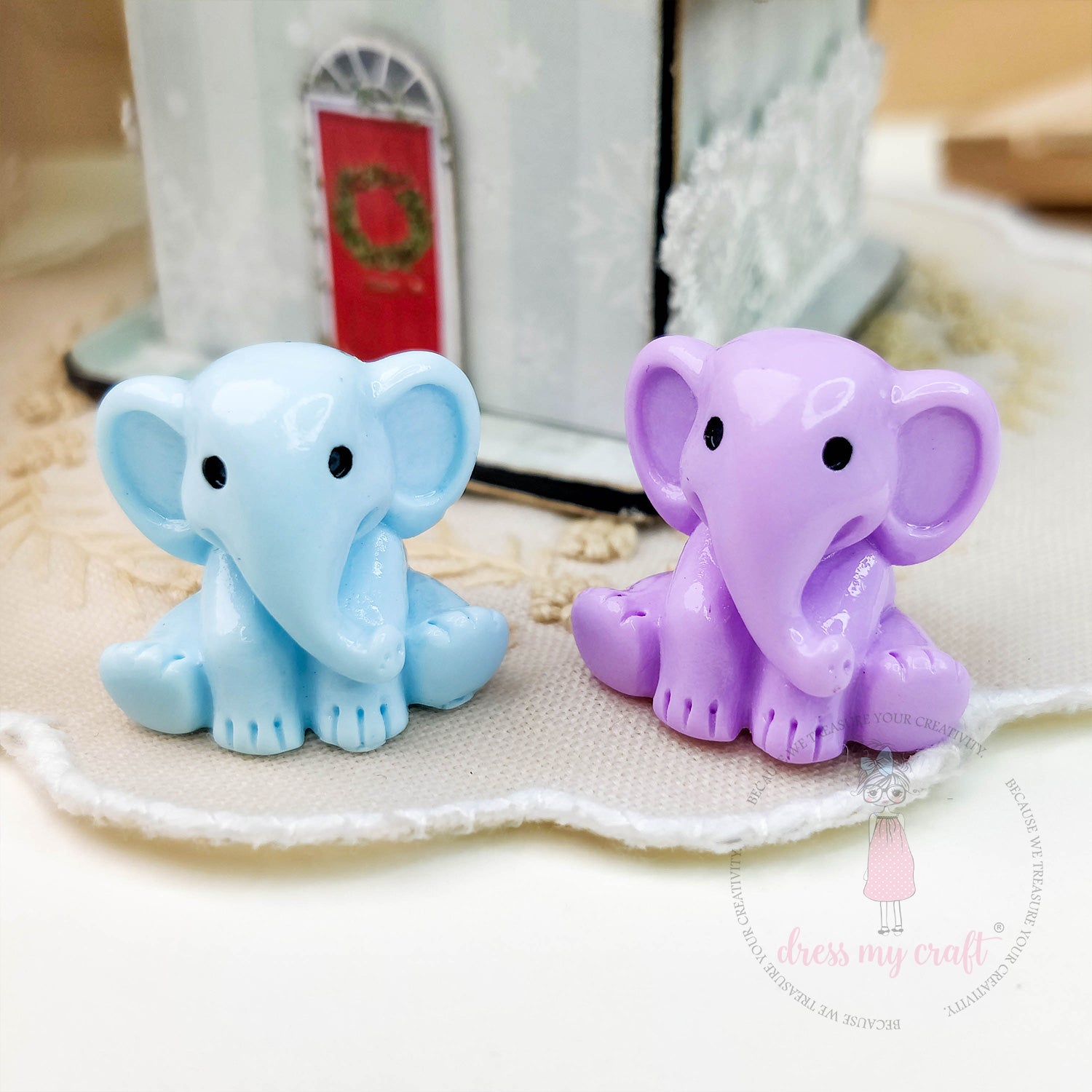 Miniature Cute Elephants