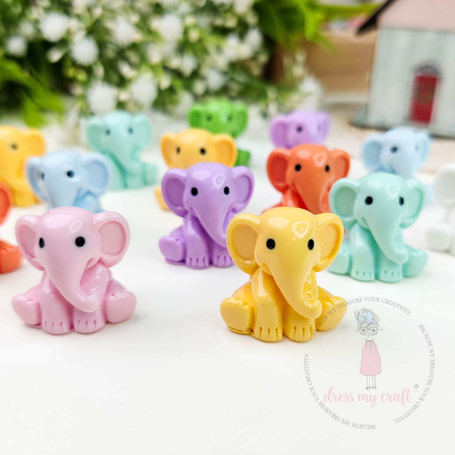 Miniature Cute Elephants