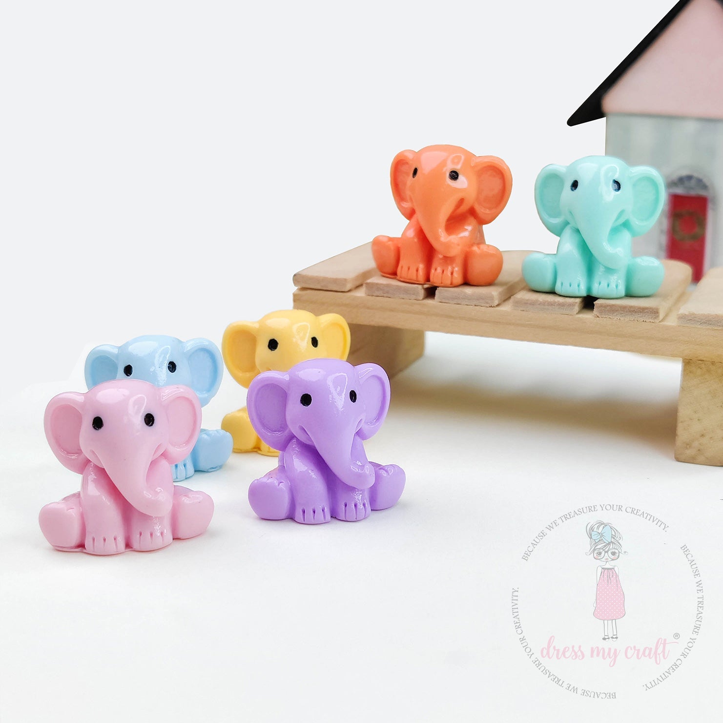 Miniature Cute Elephants