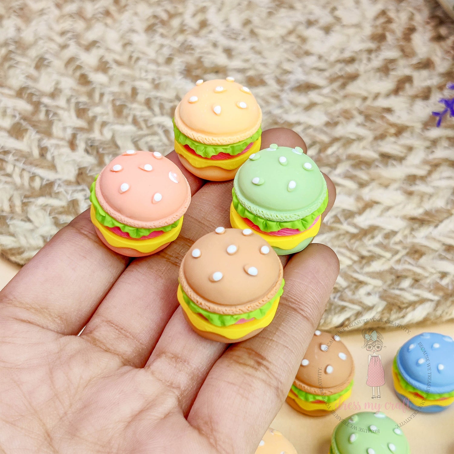 Miniature Crusty Patty Burgers