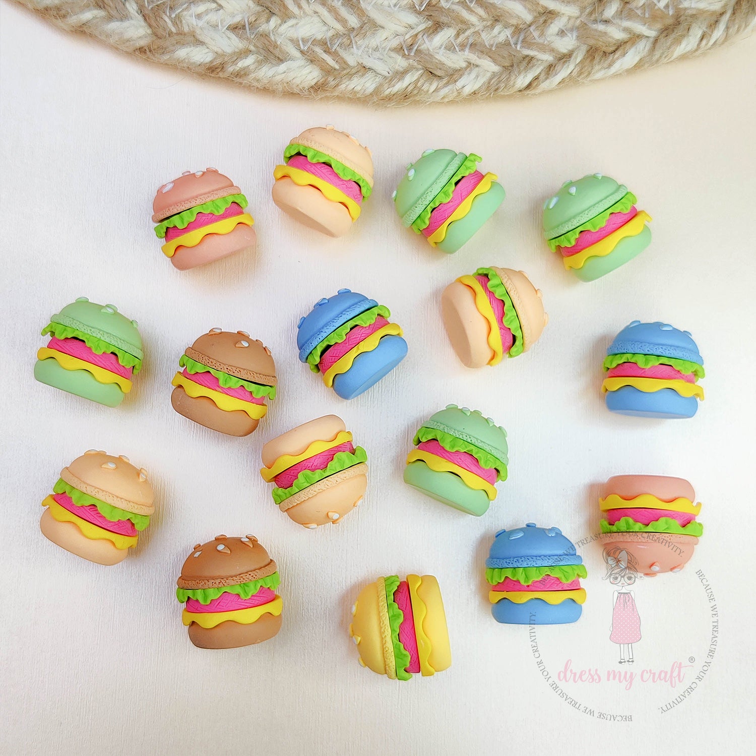 Miniature Crusty Patty Burgers