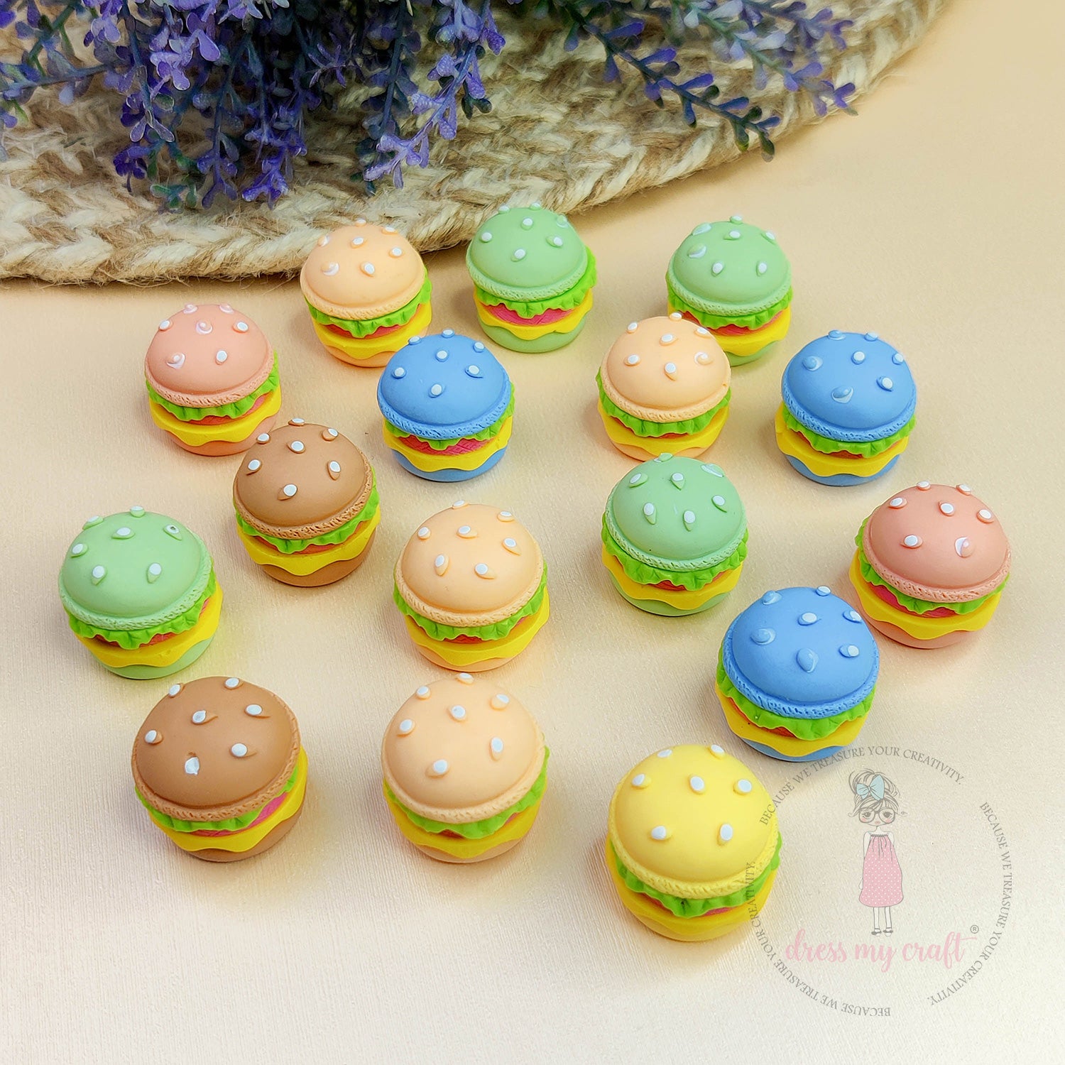 Miniature Crusty Patty Burgers