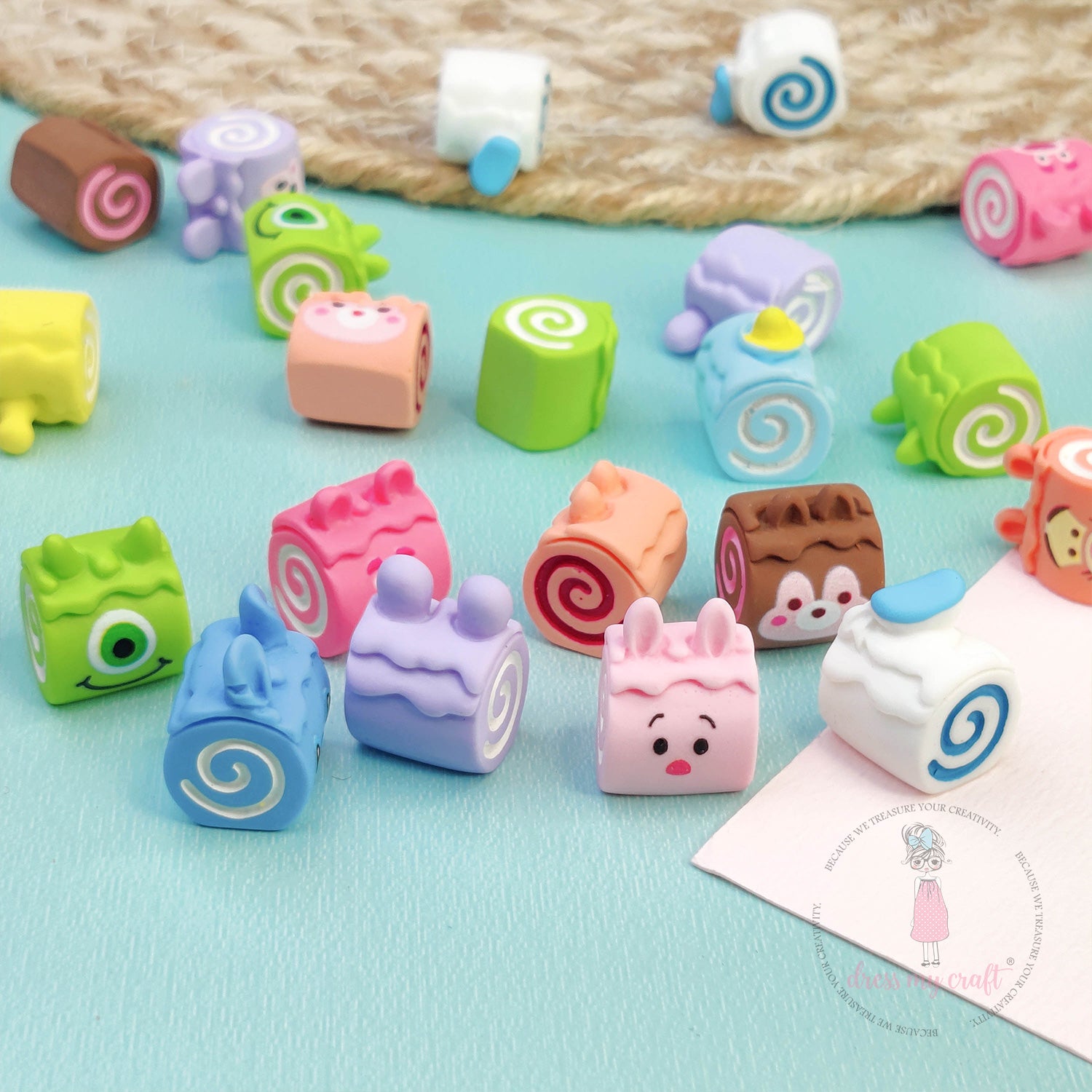 Miniature Cute Cream Rolls