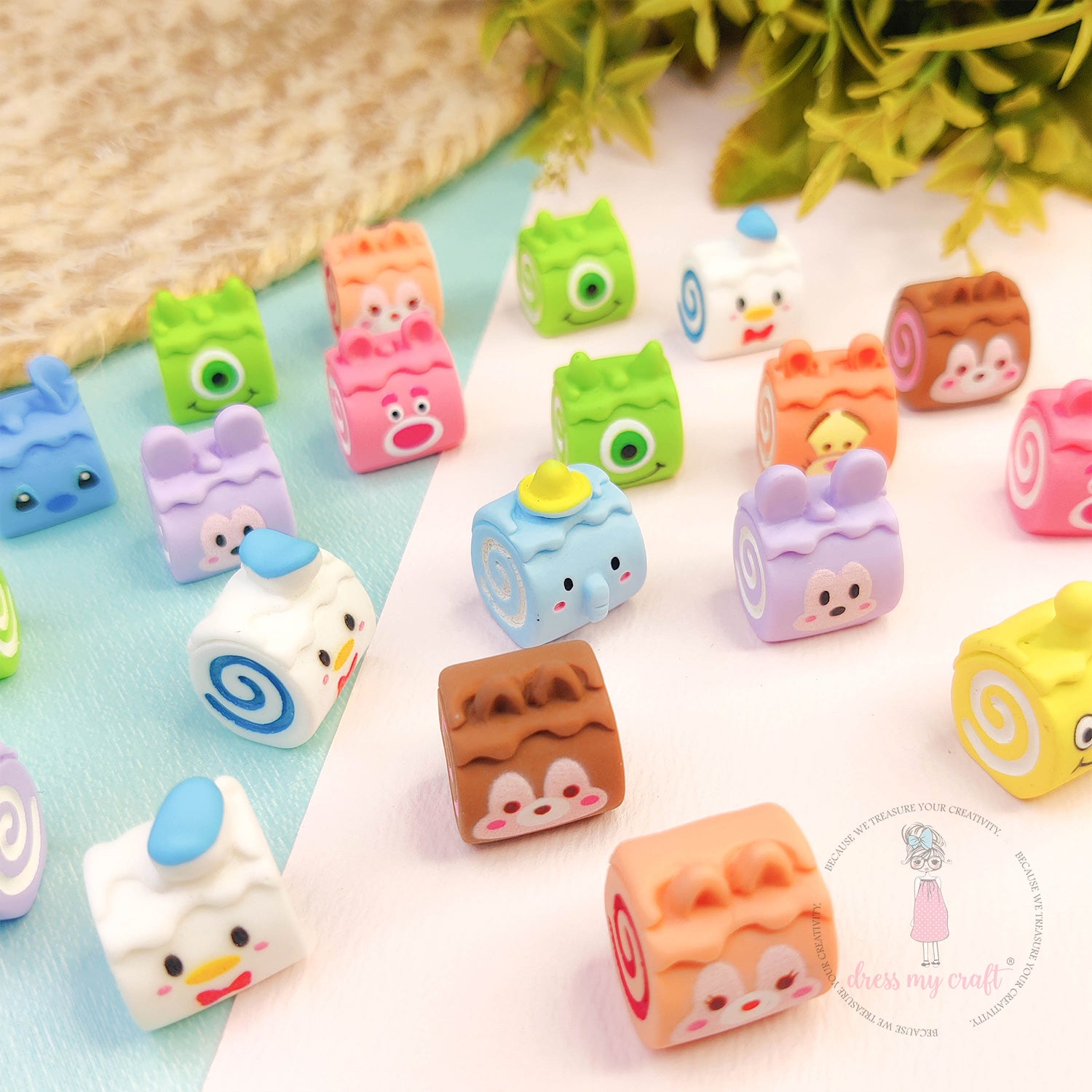 Miniature Cute Cream Rolls