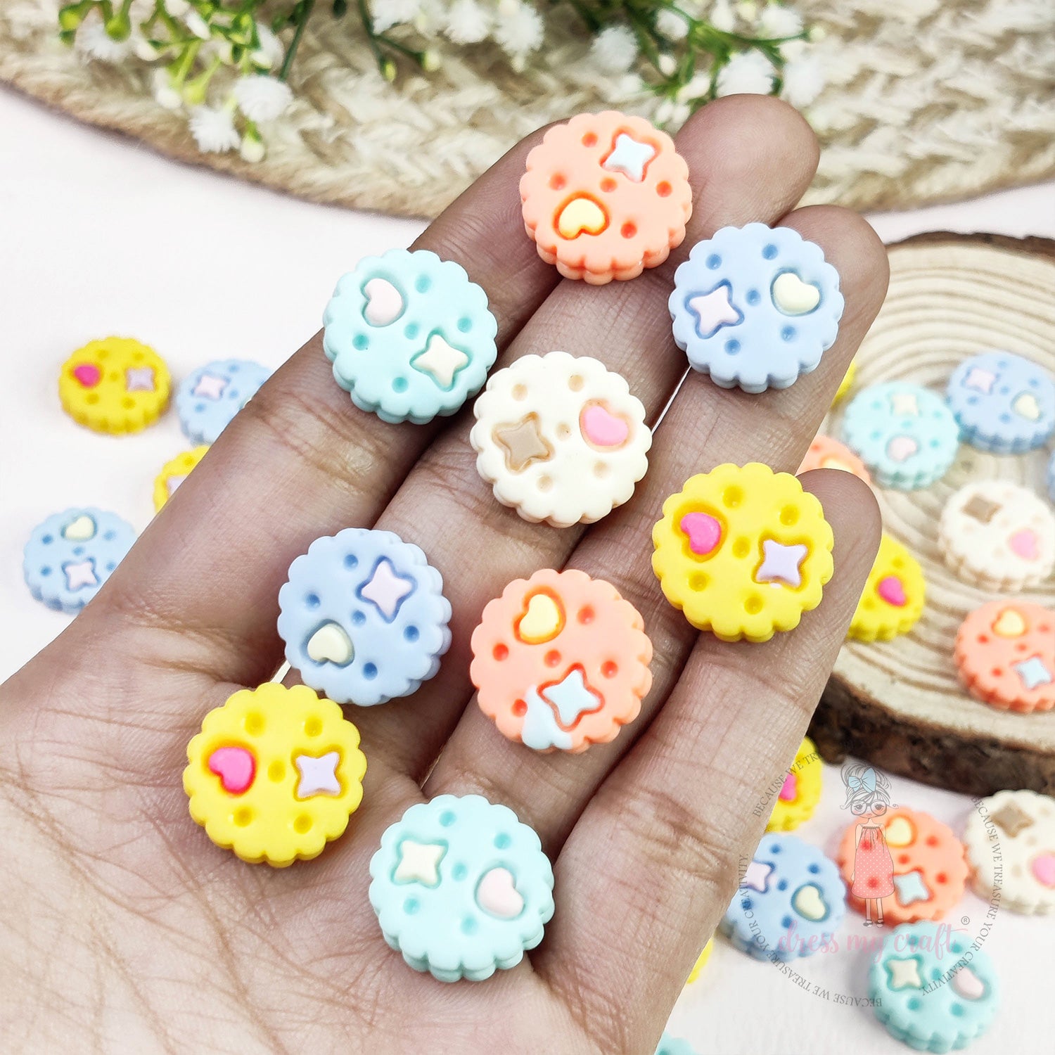 Miniature Fondant Sugar Cookies