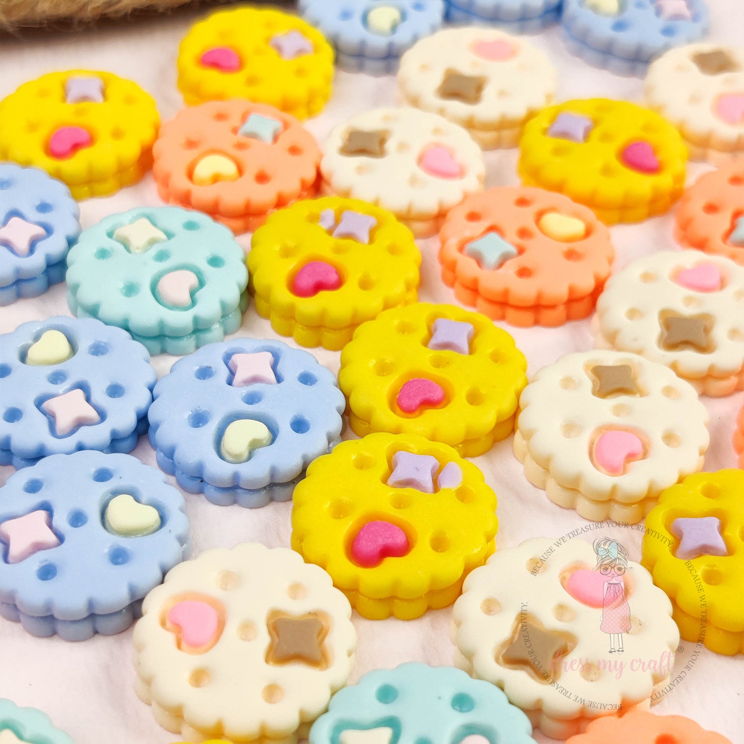 Miniature Fondant Sugar Cookies