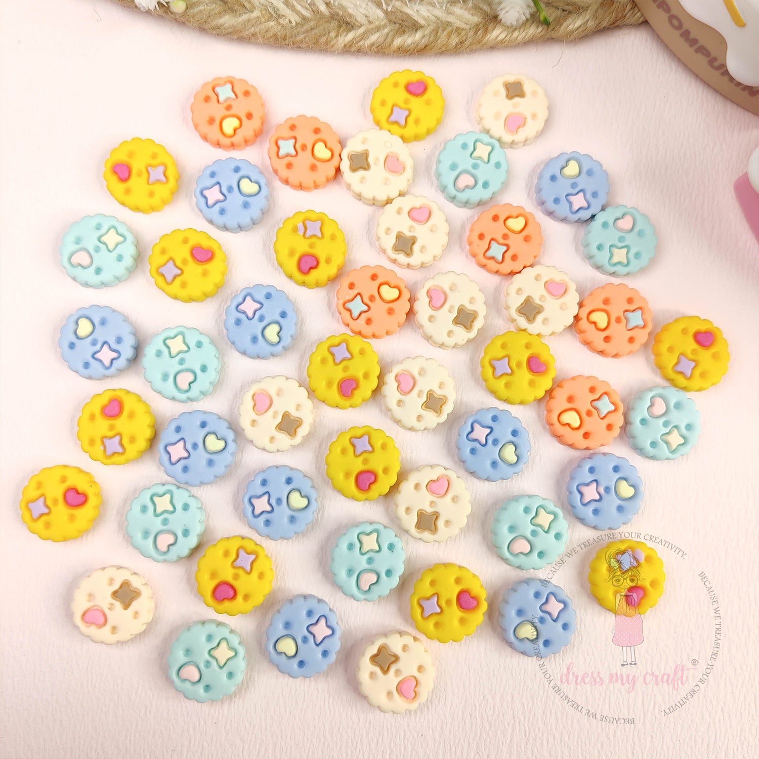 Miniature Fondant Sugar Cookies