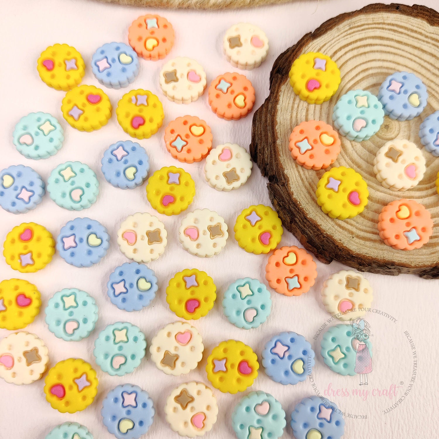 Miniature Fondant Sugar Cookies