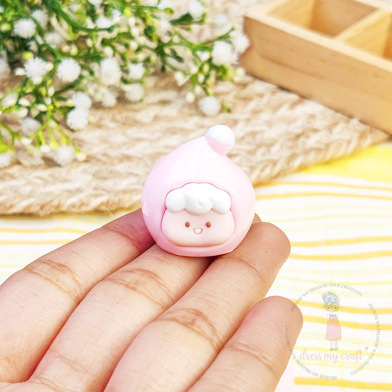 Miniature Cute Snowy Puff Baby