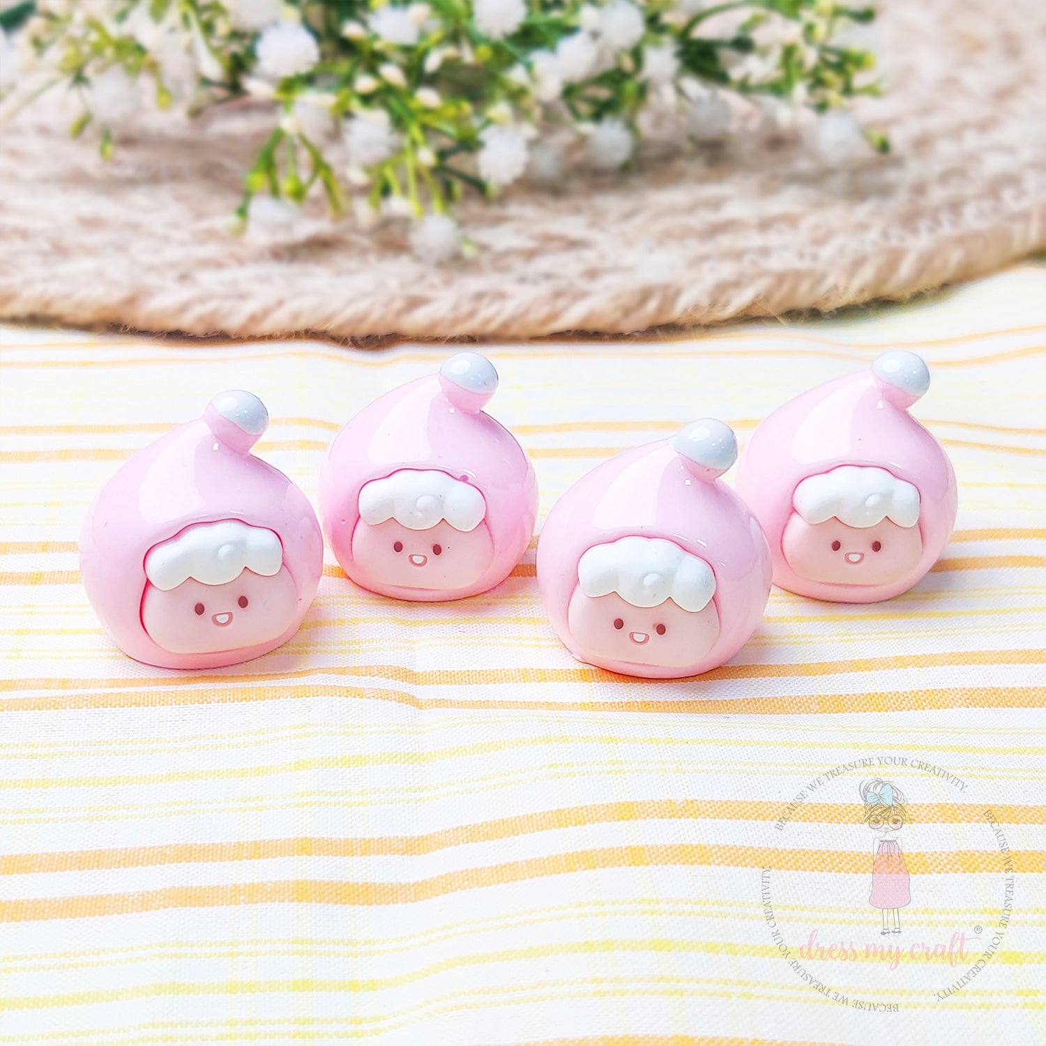 Miniature Cute Snowy Puff Baby