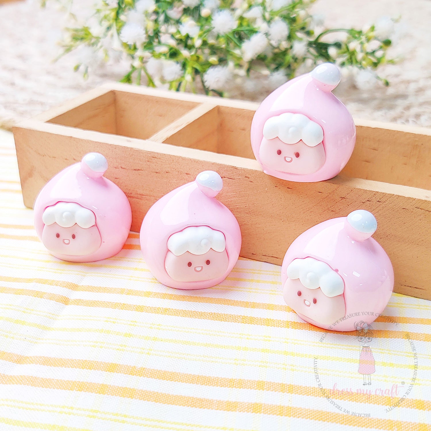 Miniature Cute Snowy Puff Baby