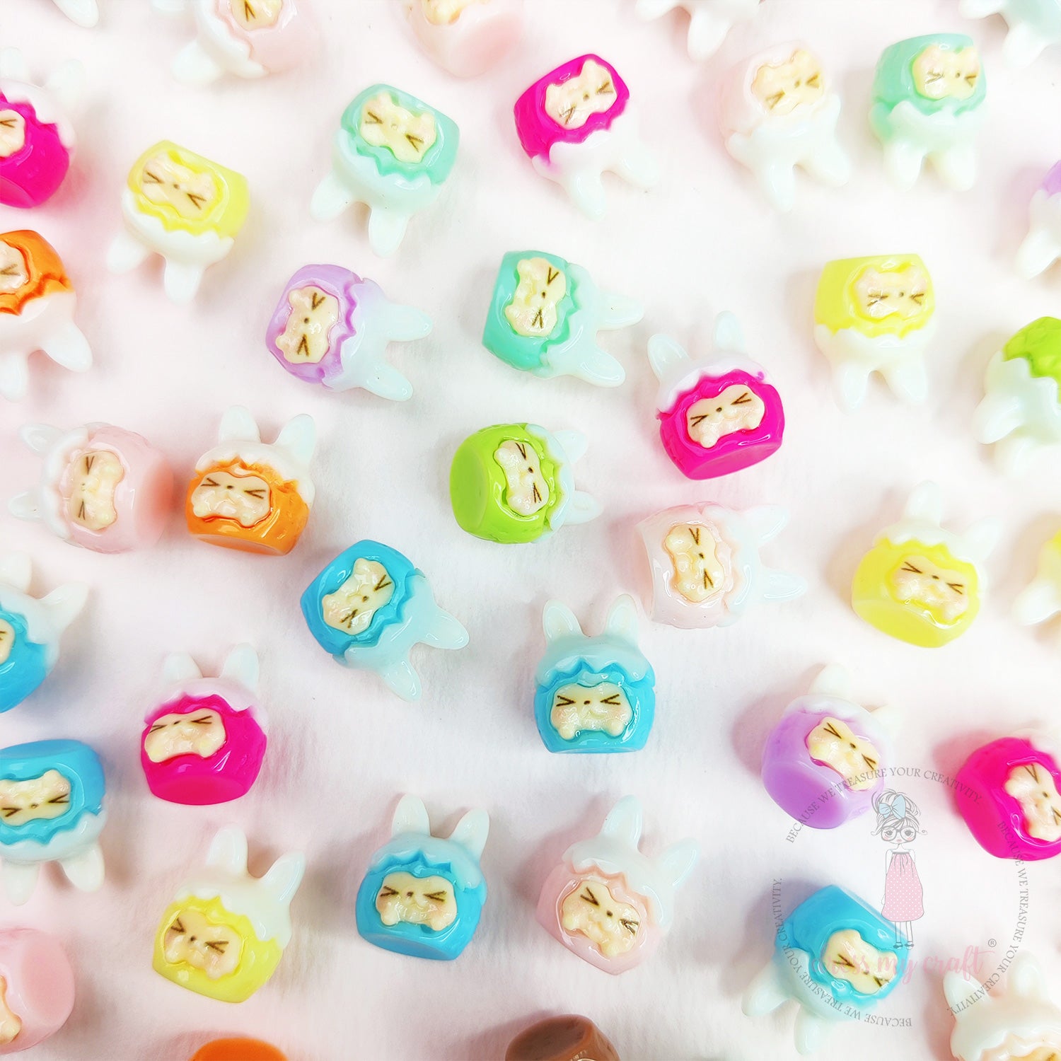 Miniature Labubu Faces