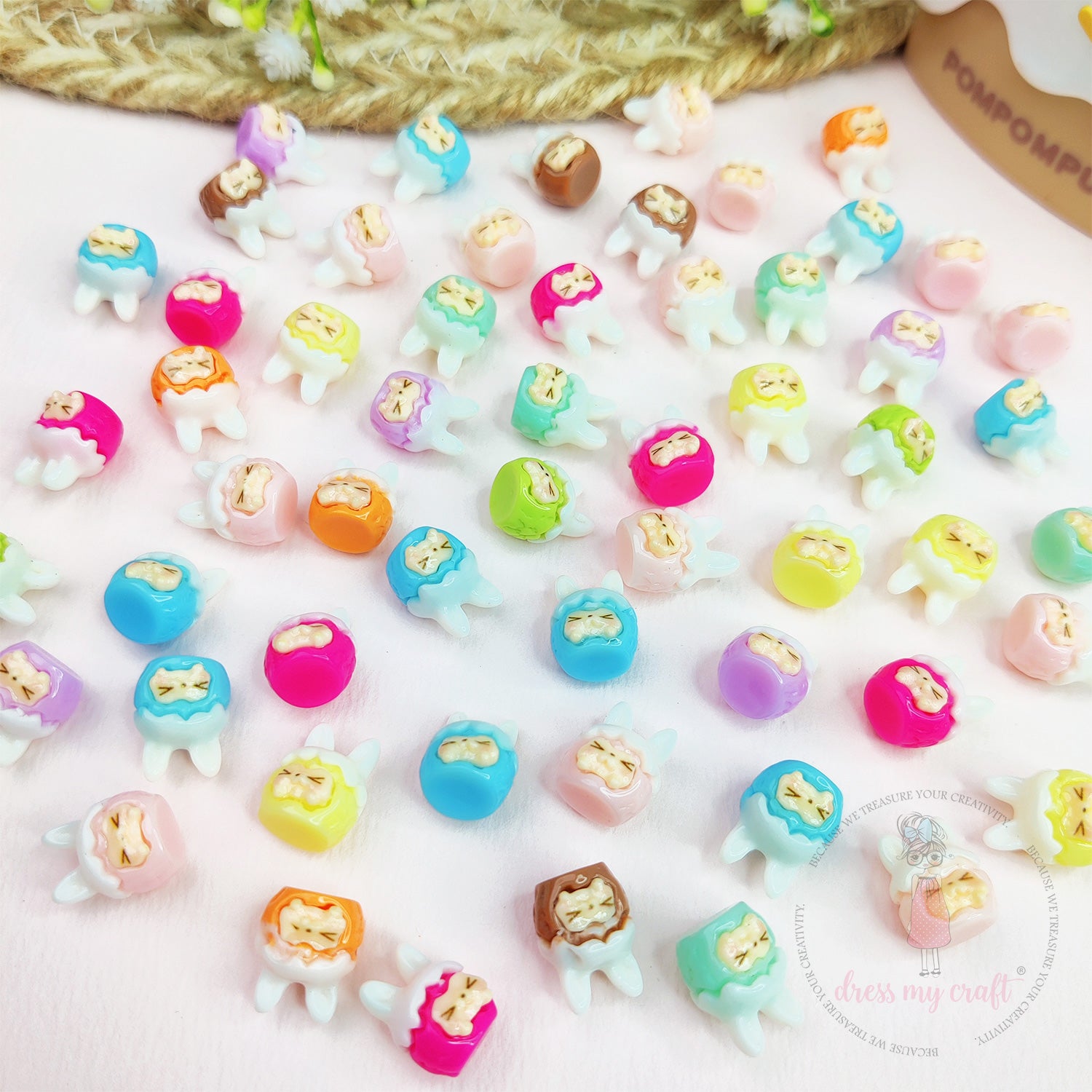 Miniature Labubu Faces