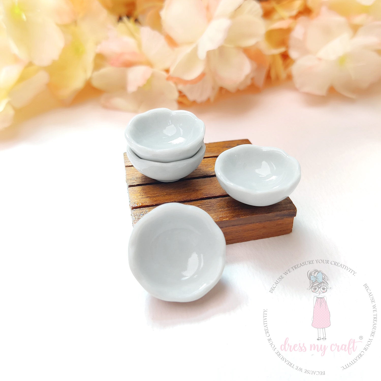 Miniature Flower Bowls - Big