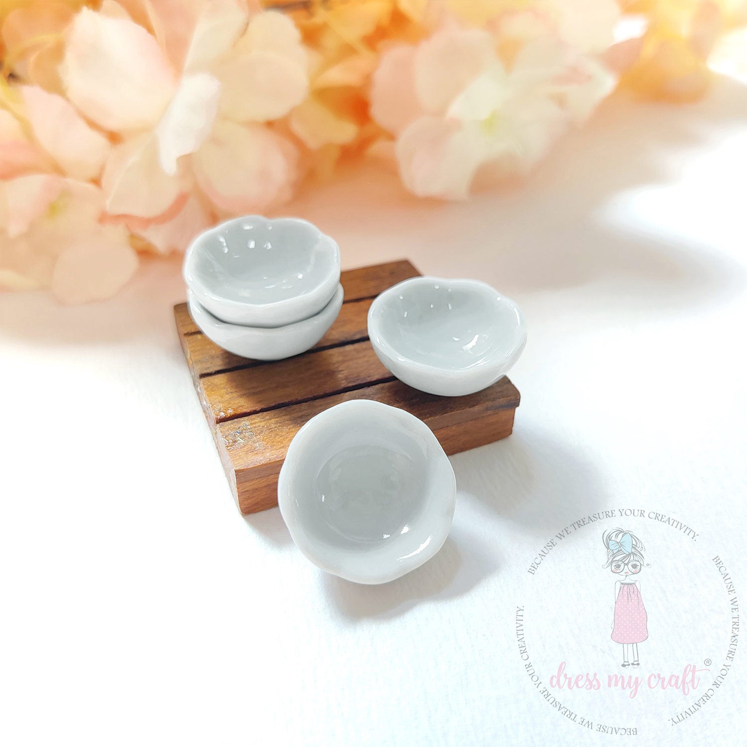 Miniature Flower Bowls - Big
