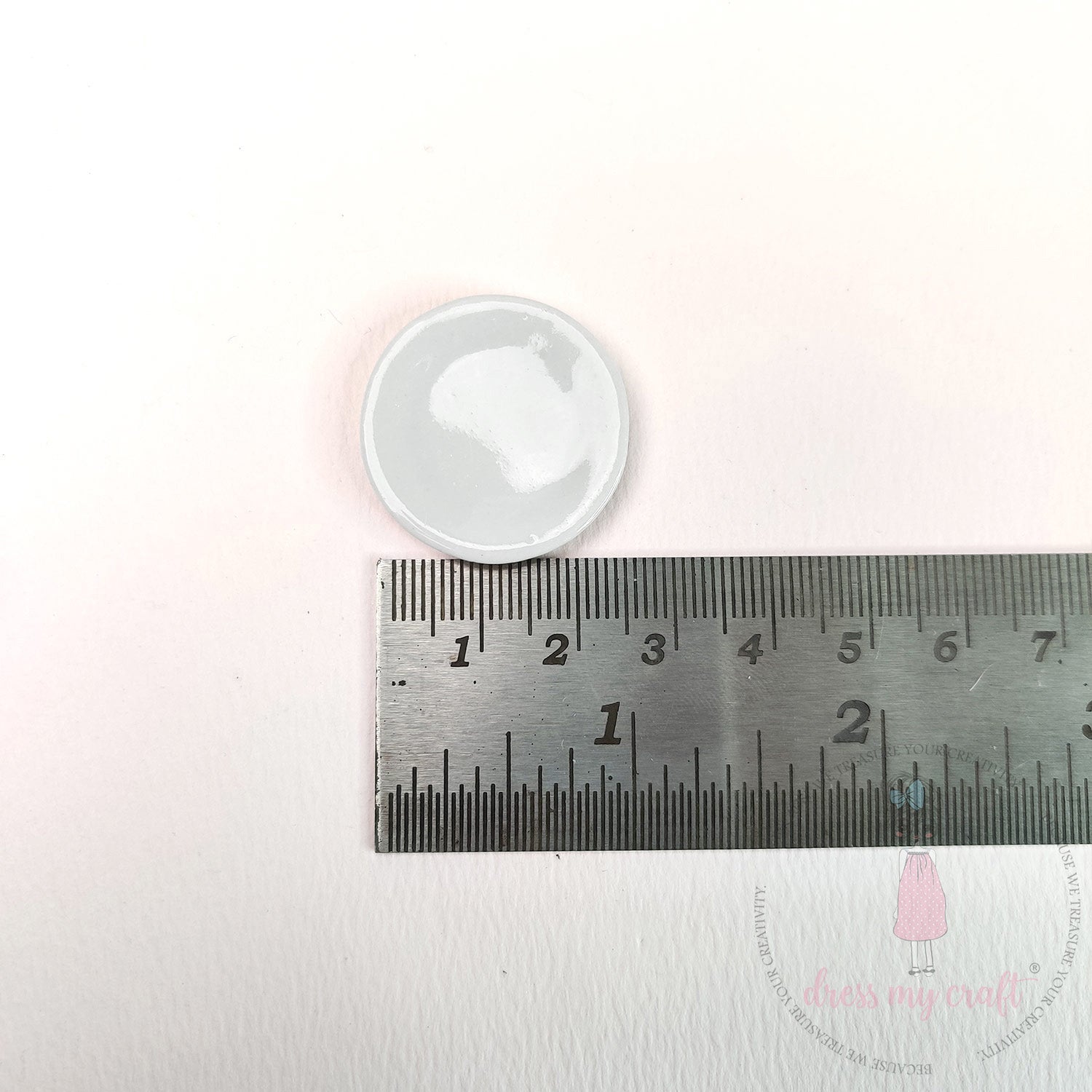 Miniature White Round Dish Plates