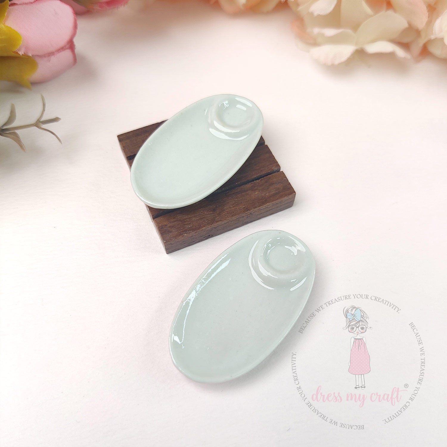 Miniature Oval Snacks Trays