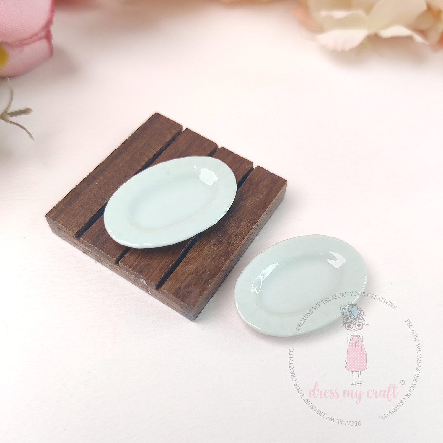 Miniature Oval Rice Trays