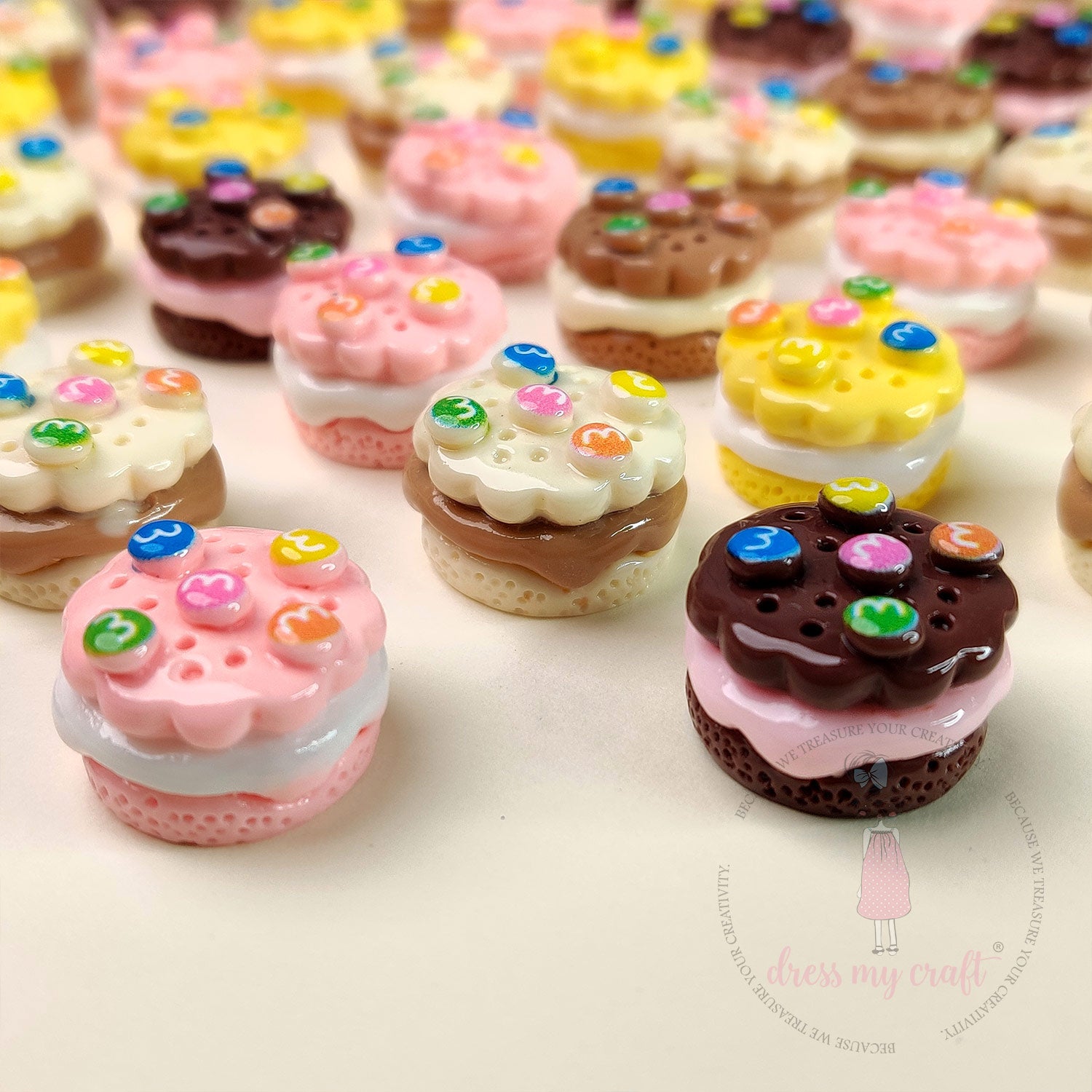 Miniature M&M Creamy Cookies