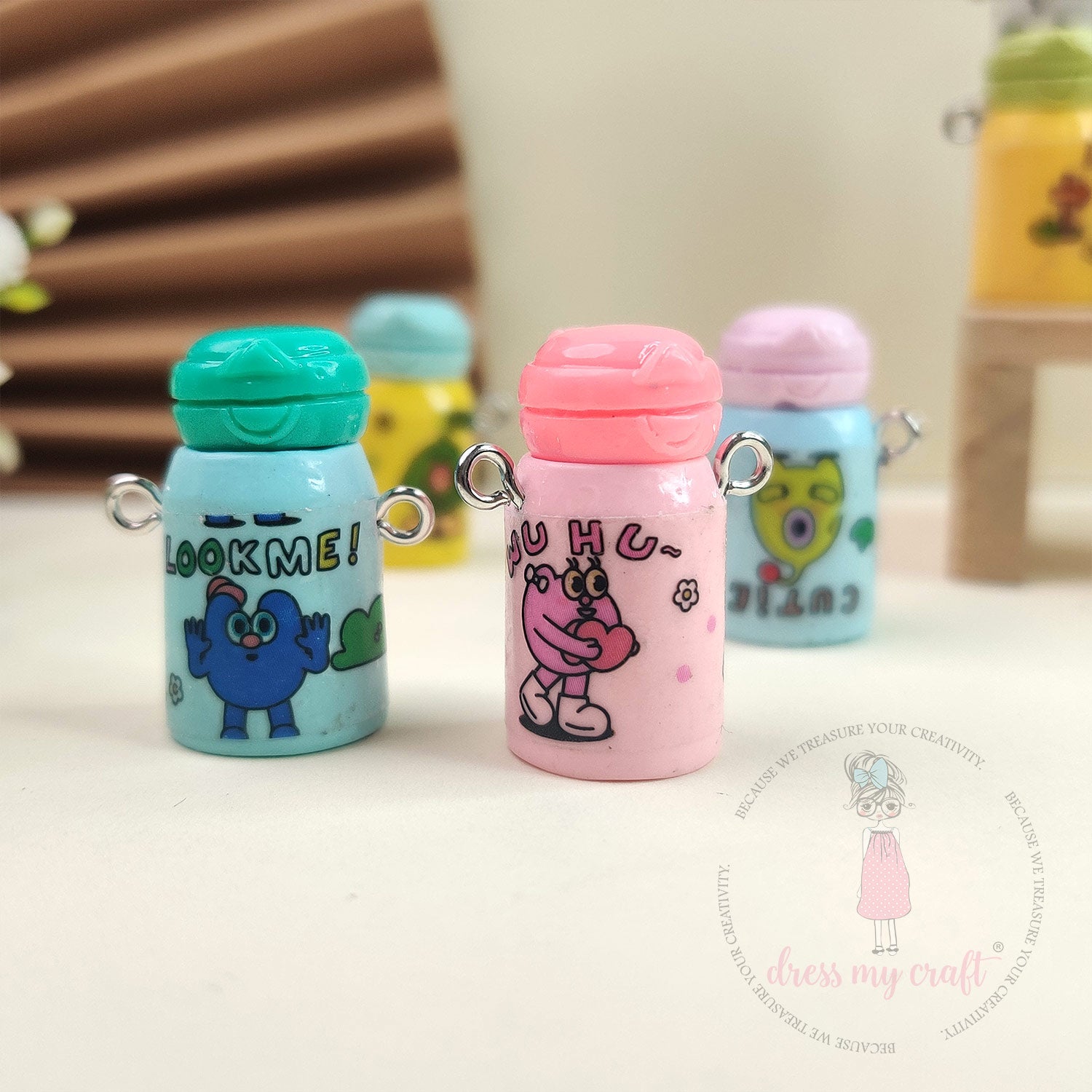 Miniature Water Bottles With Loop