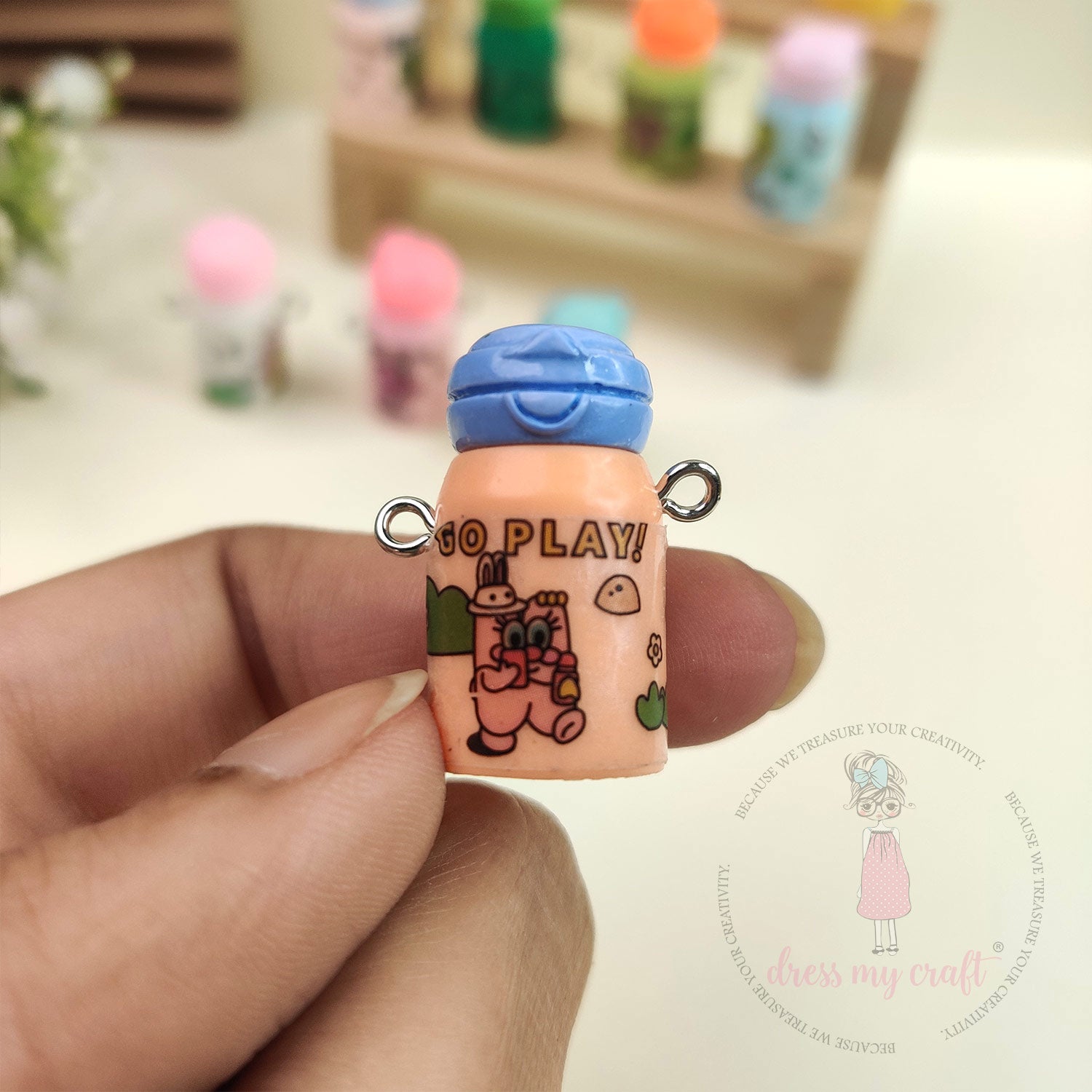 Miniature Water Bottles With Loop
