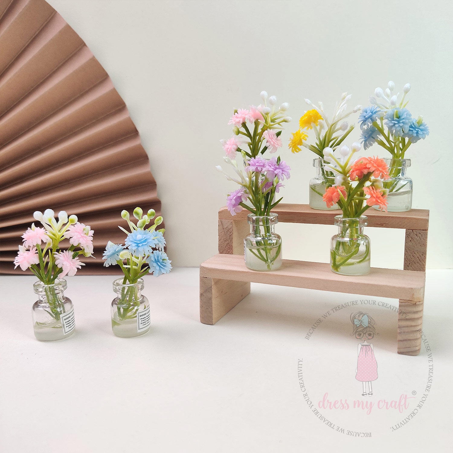 Miniature Good Luck Flower Pots