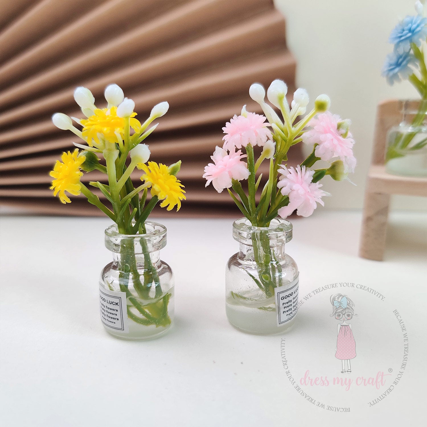 Miniature Good Luck Flower Pots