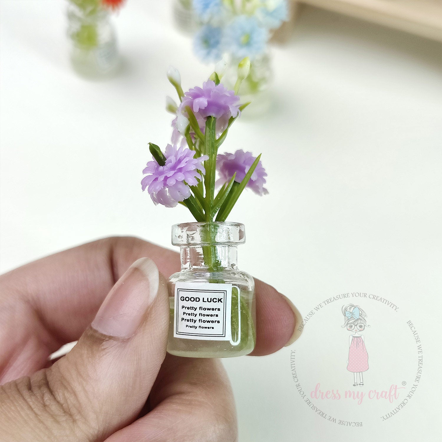 Miniature Good Luck Flower Pots