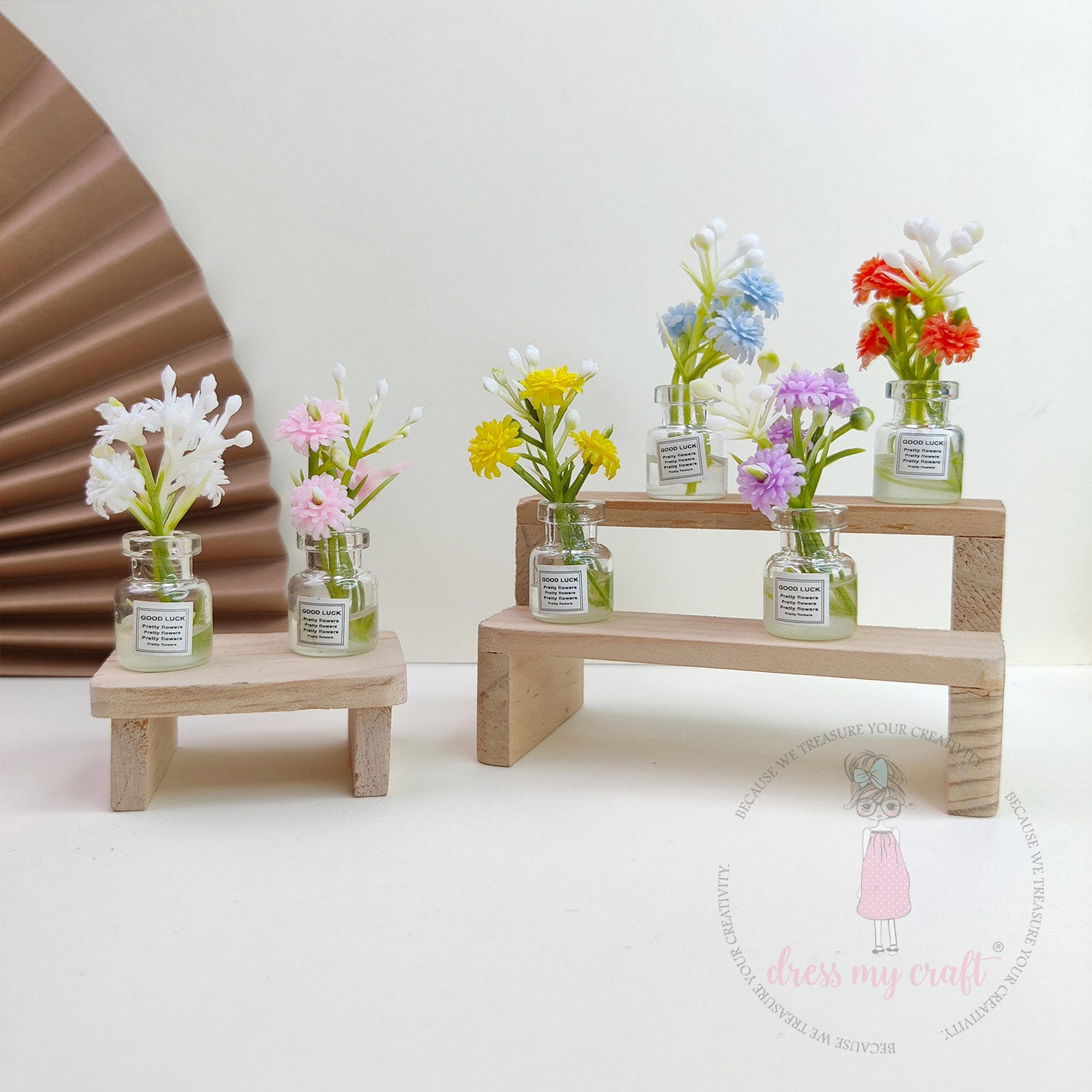 Miniature Good Luck Flower Pots