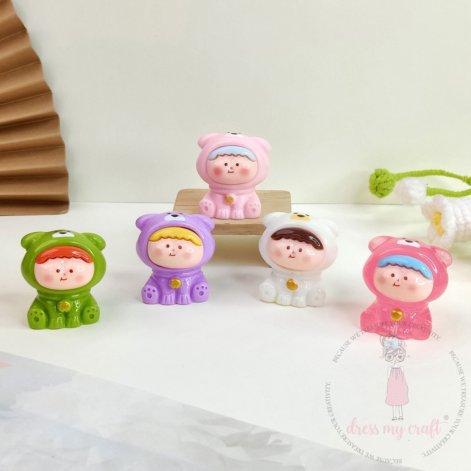 Miniature Kawaii Bear Beans - Assorted
