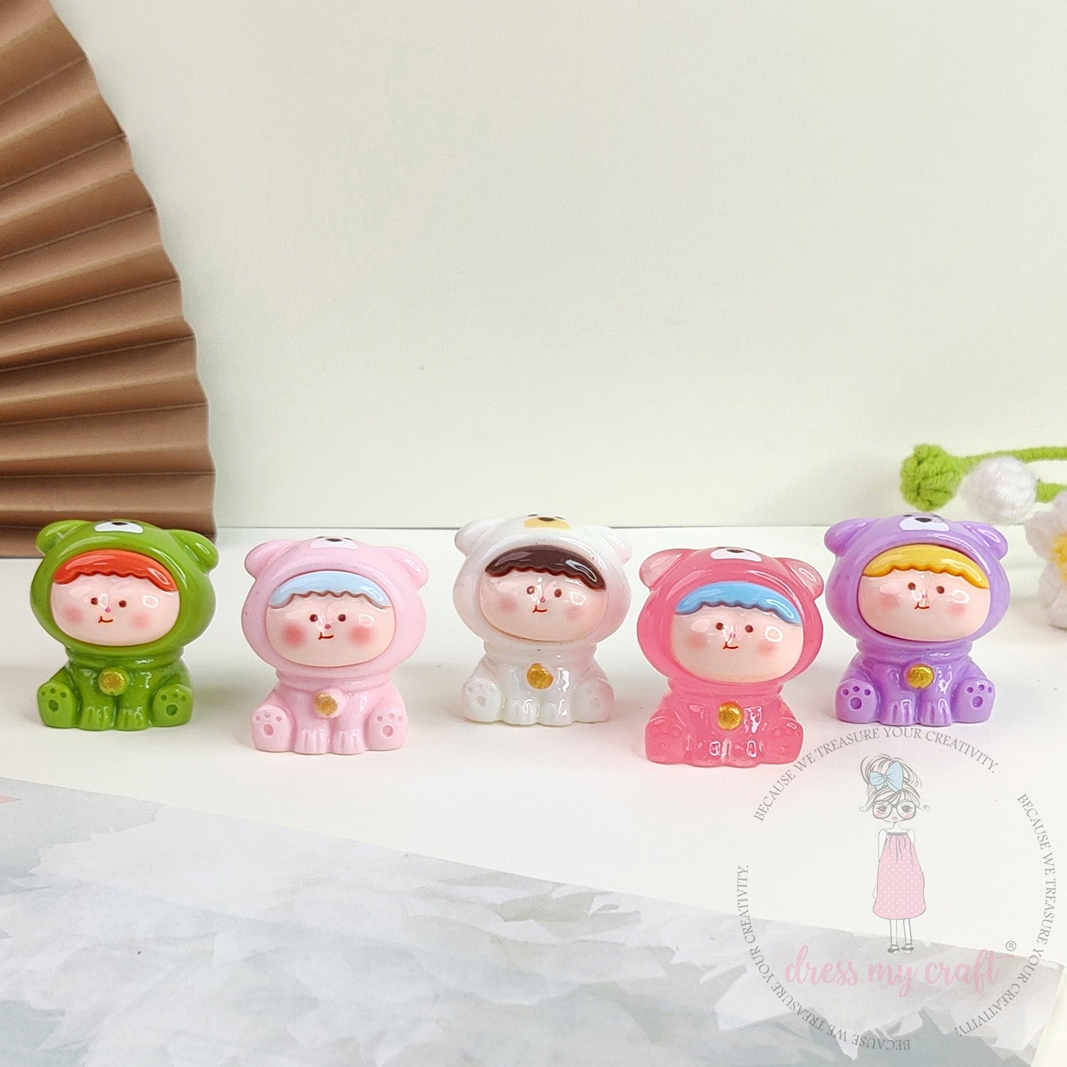 Miniature Kawaii Bear Beans - Assorted