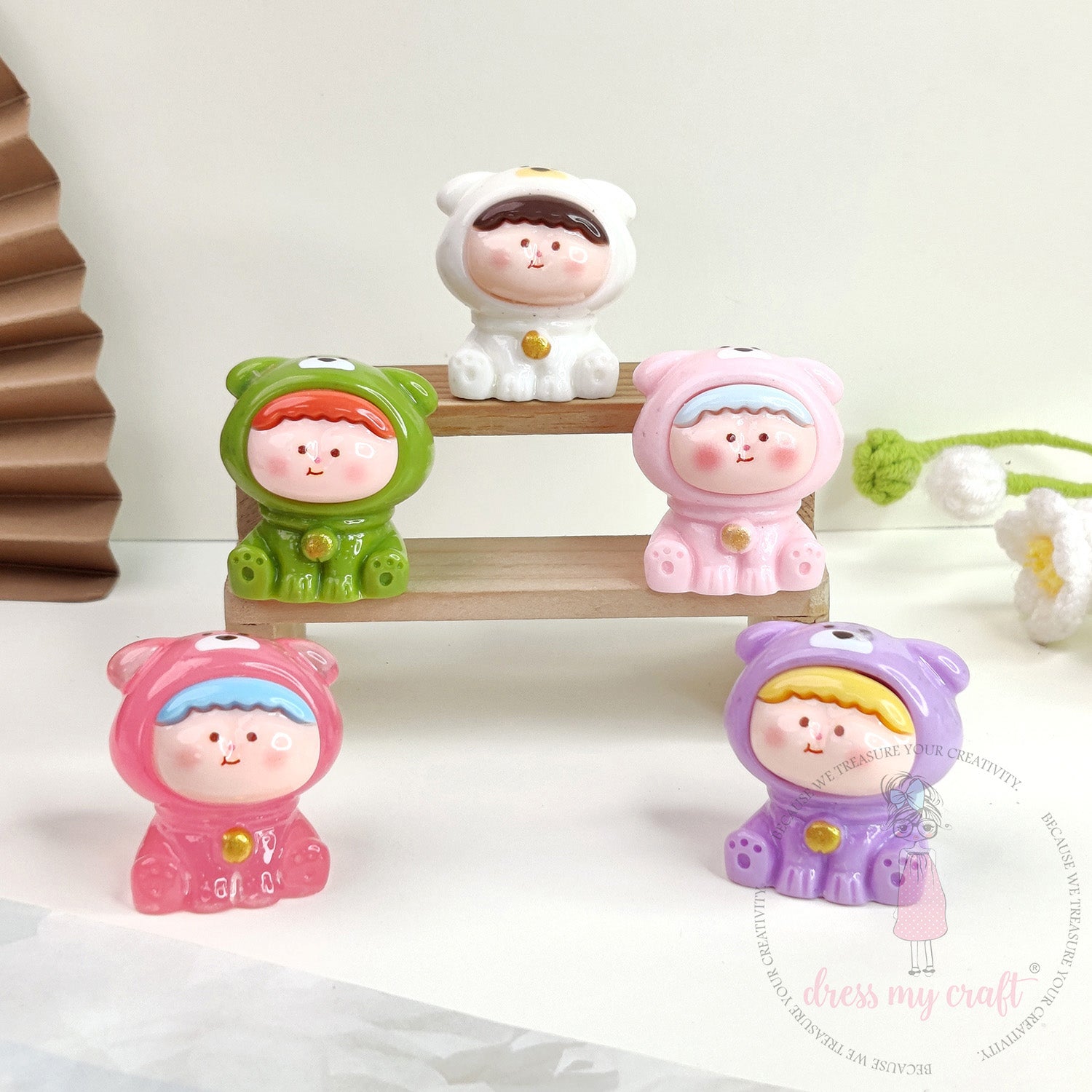 Miniature Kawaii Bear Beans - Assorted