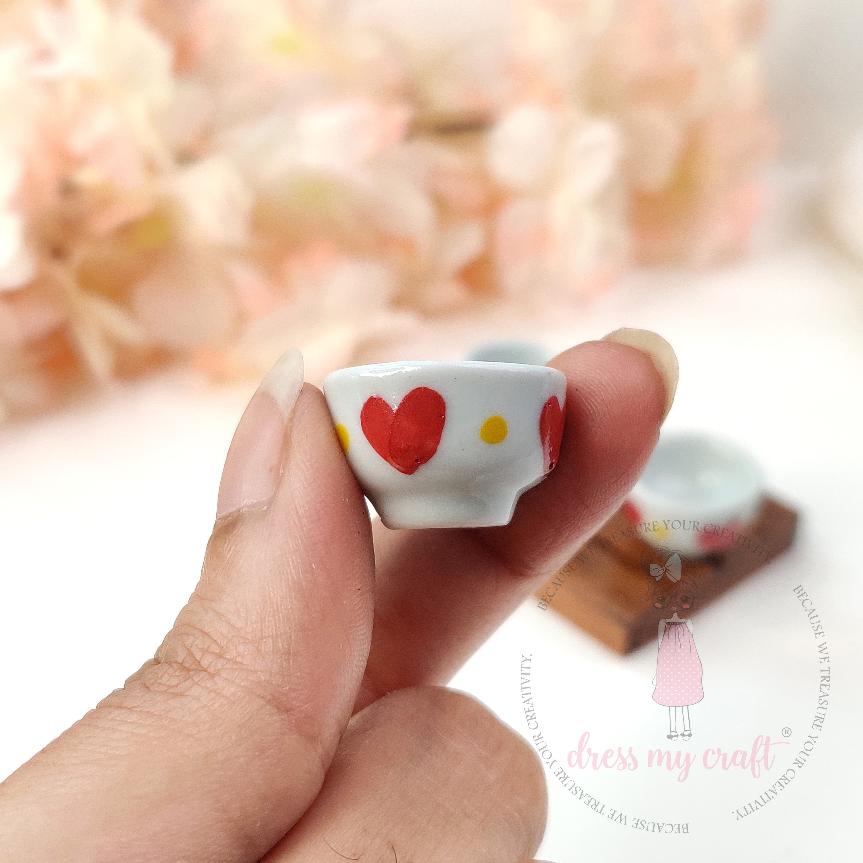 Miniature Heart Pattern Bowl