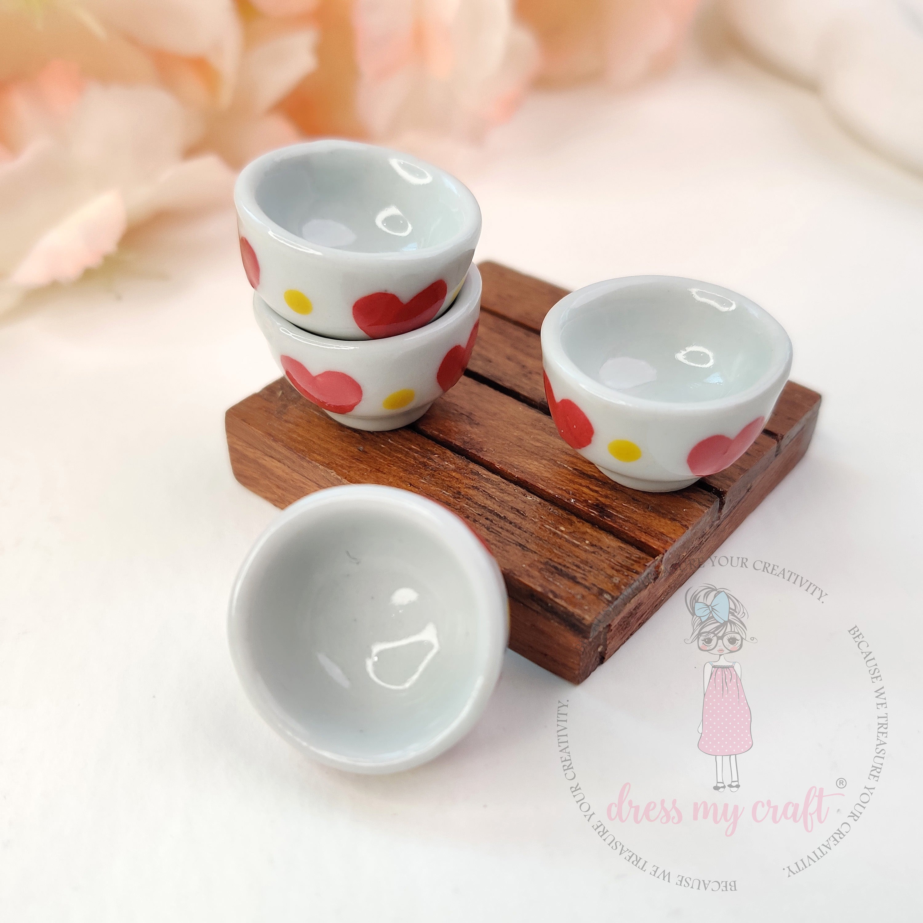 Miniature Heart Pattern Bowl