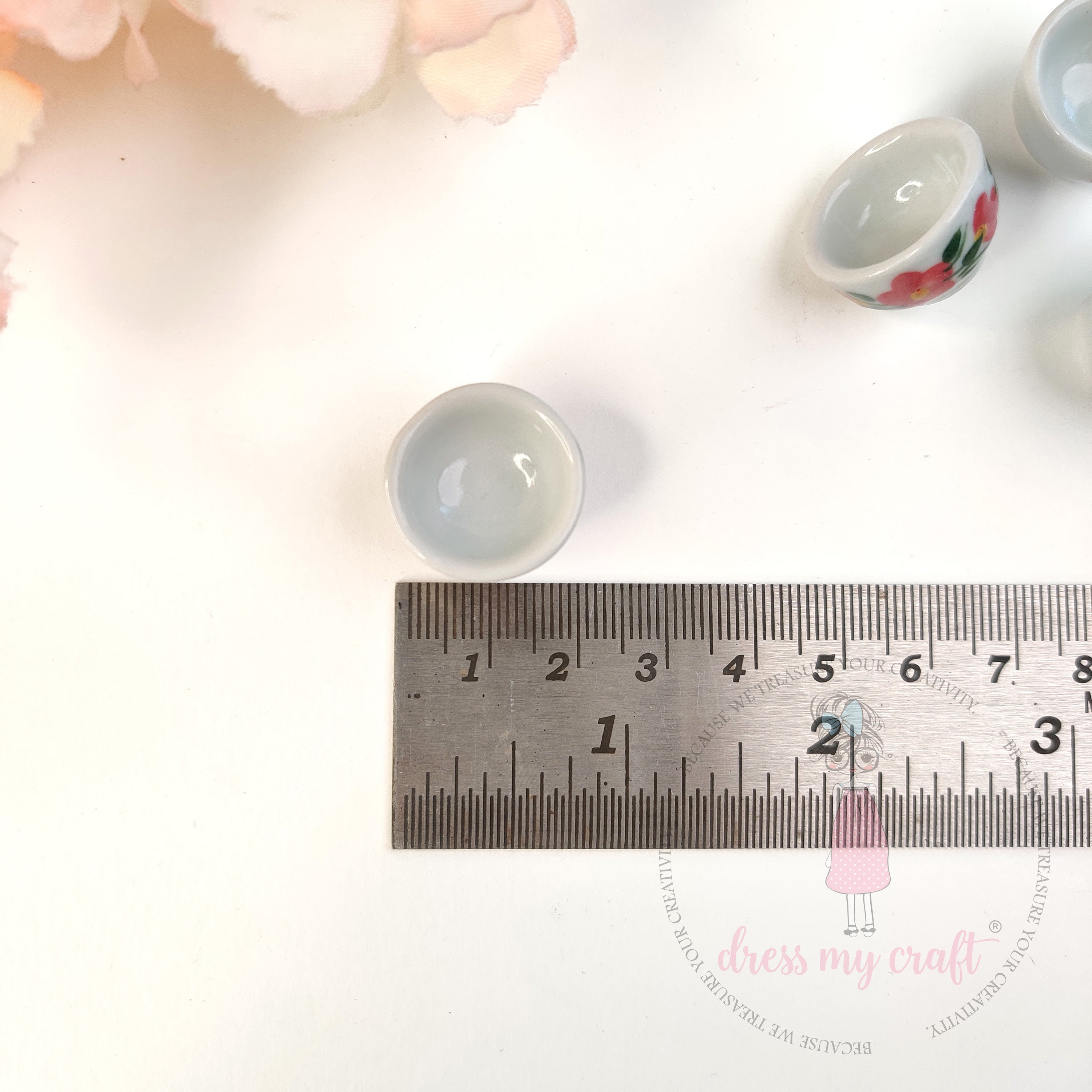 Miniature Floral Pattern Bowl