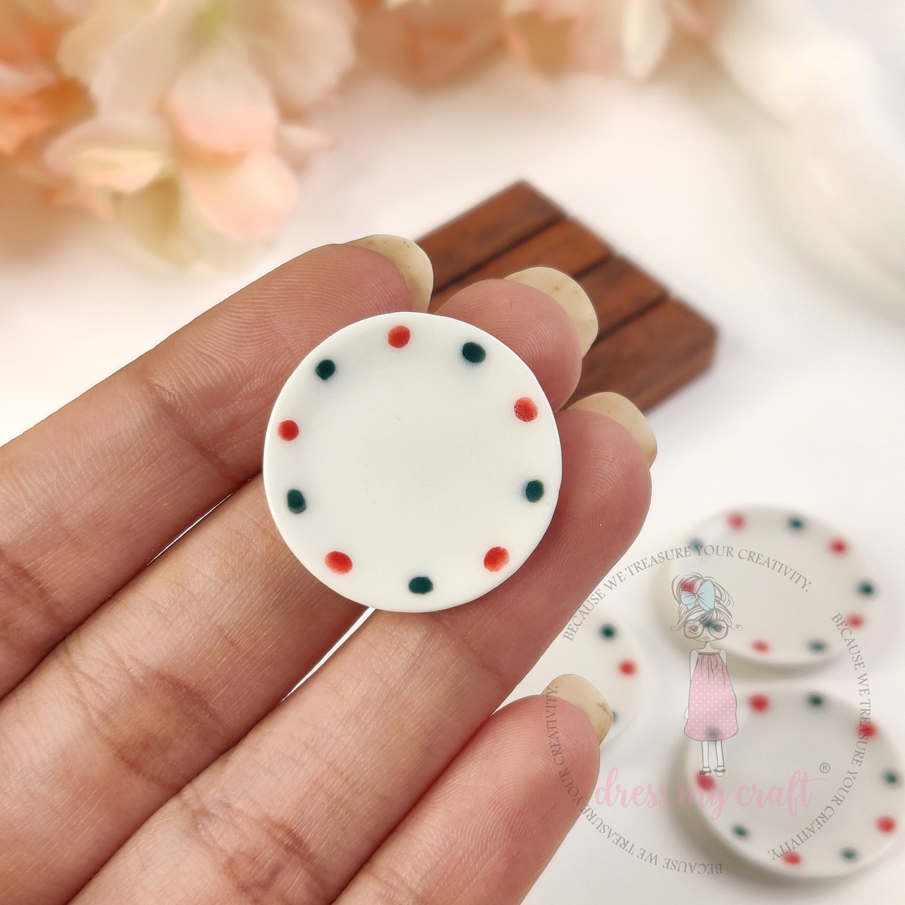 Miniature Polka Dot Plates