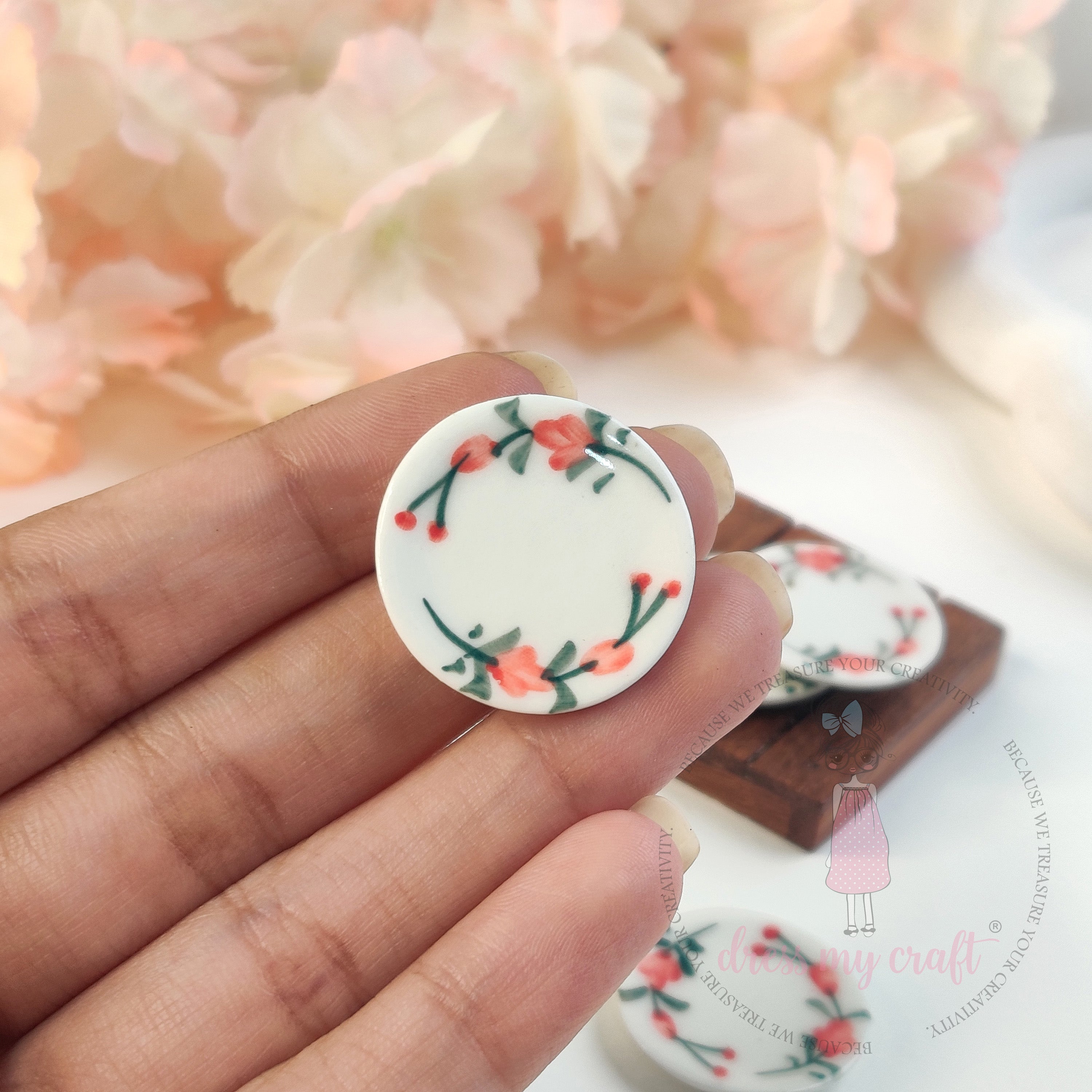 Miniature Cherry Bloom Plates