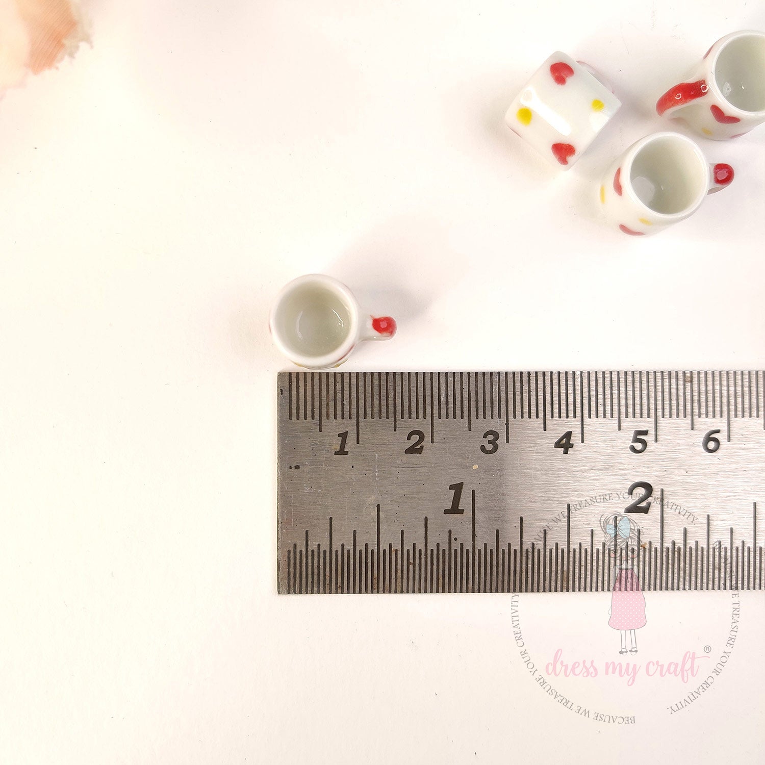 Miniature Heart Coffee Mugs