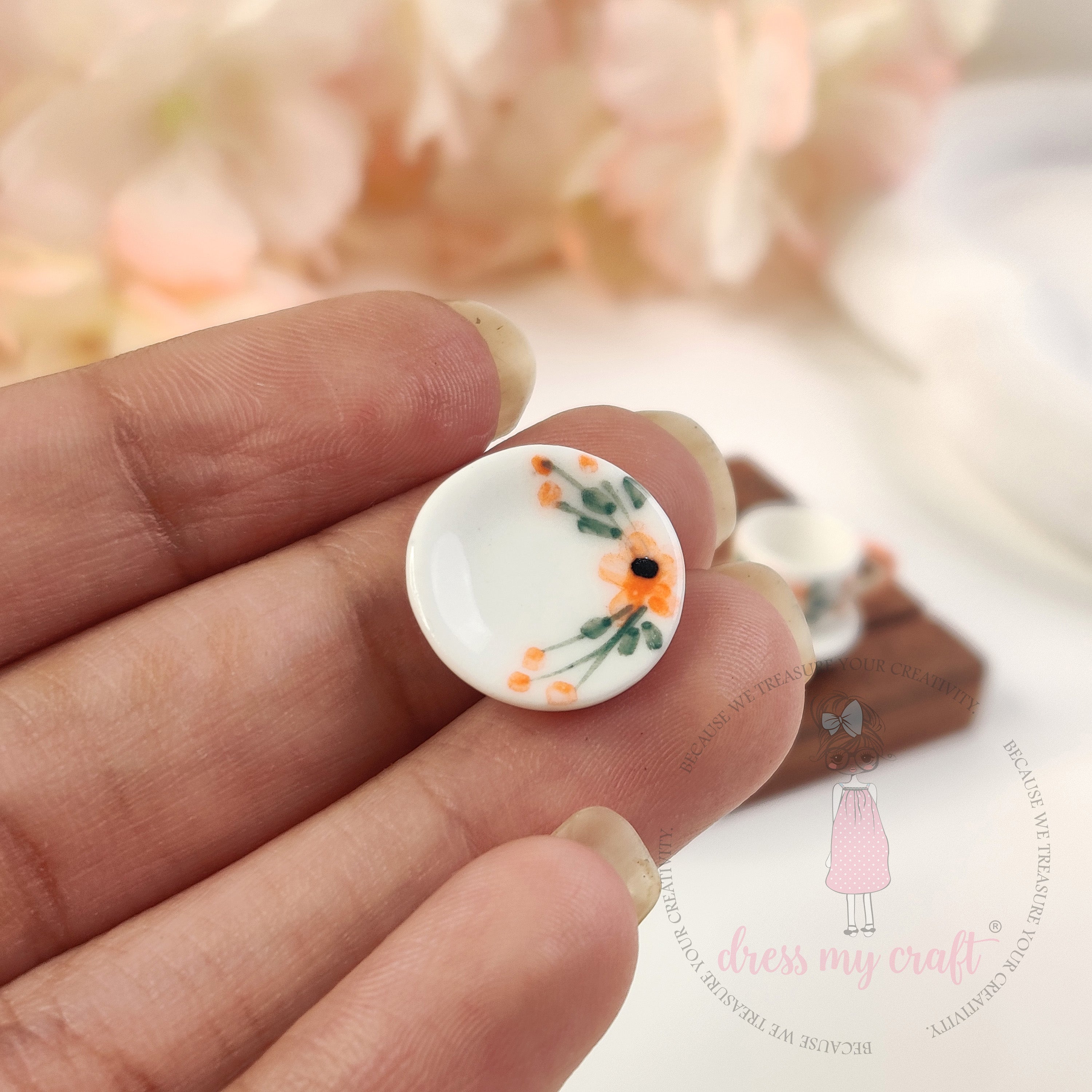 Miniature Floral Tea Set