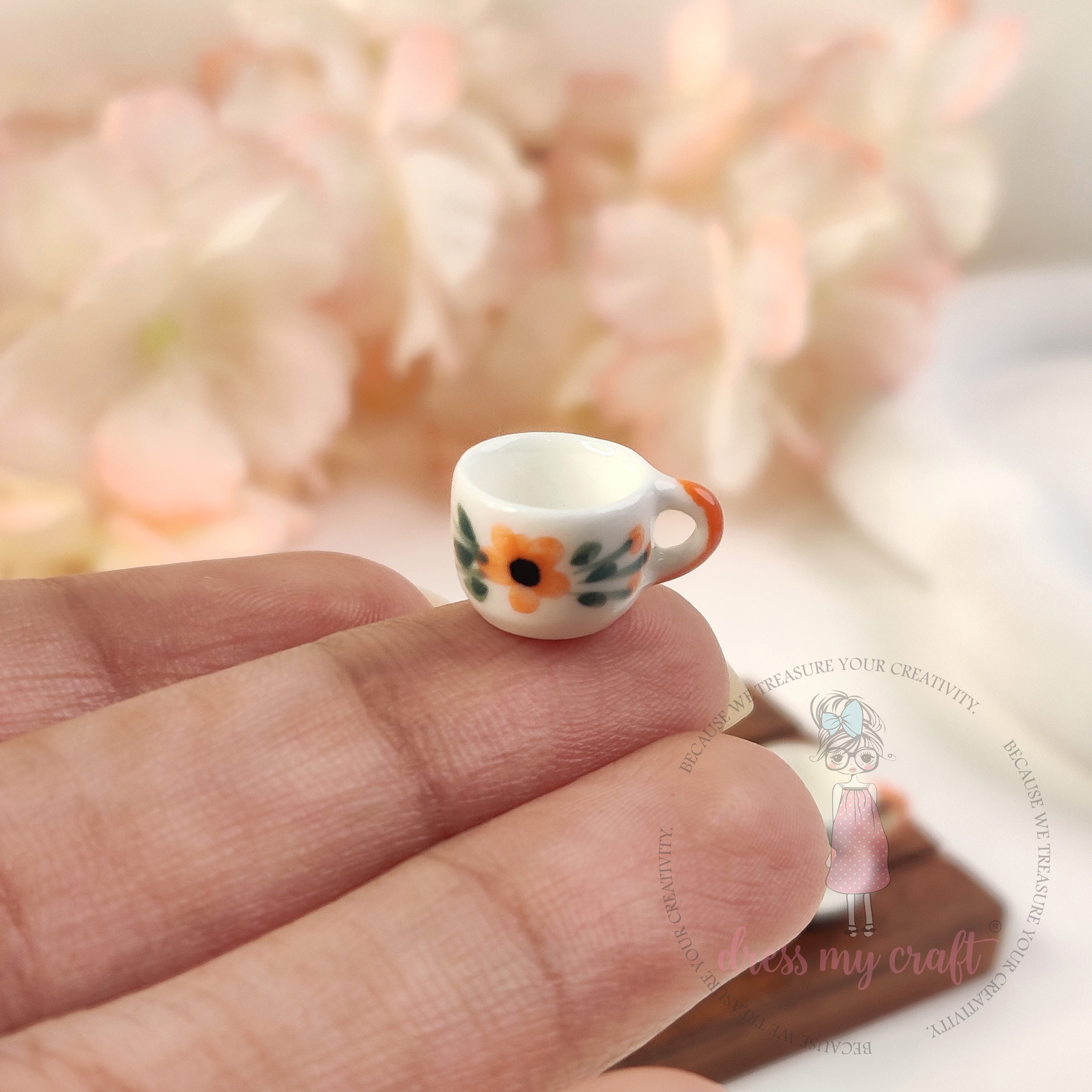 Miniature Floral Tea Set