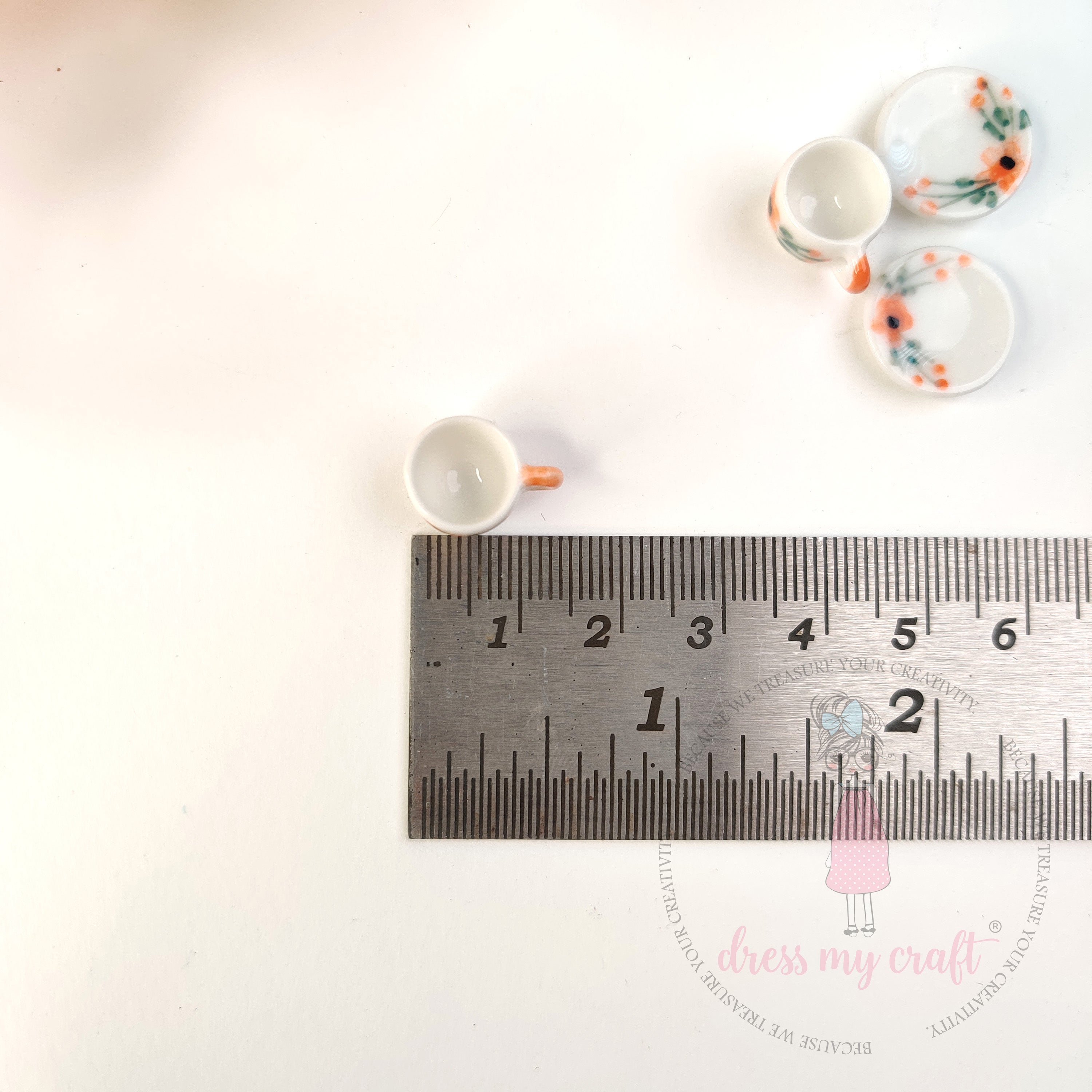 Miniature Floral Tea Set