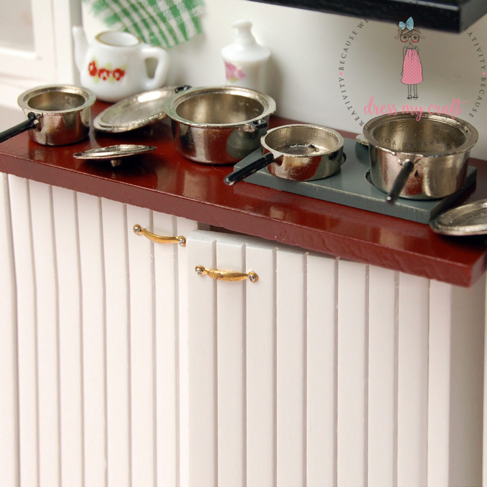 Miniature Kitchen Utensils - Silver Metal