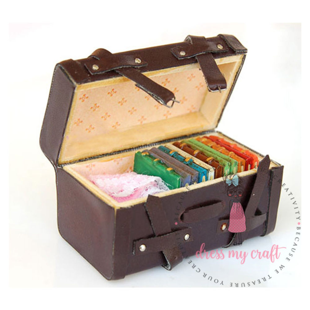 Miniature Antique Trunk Box