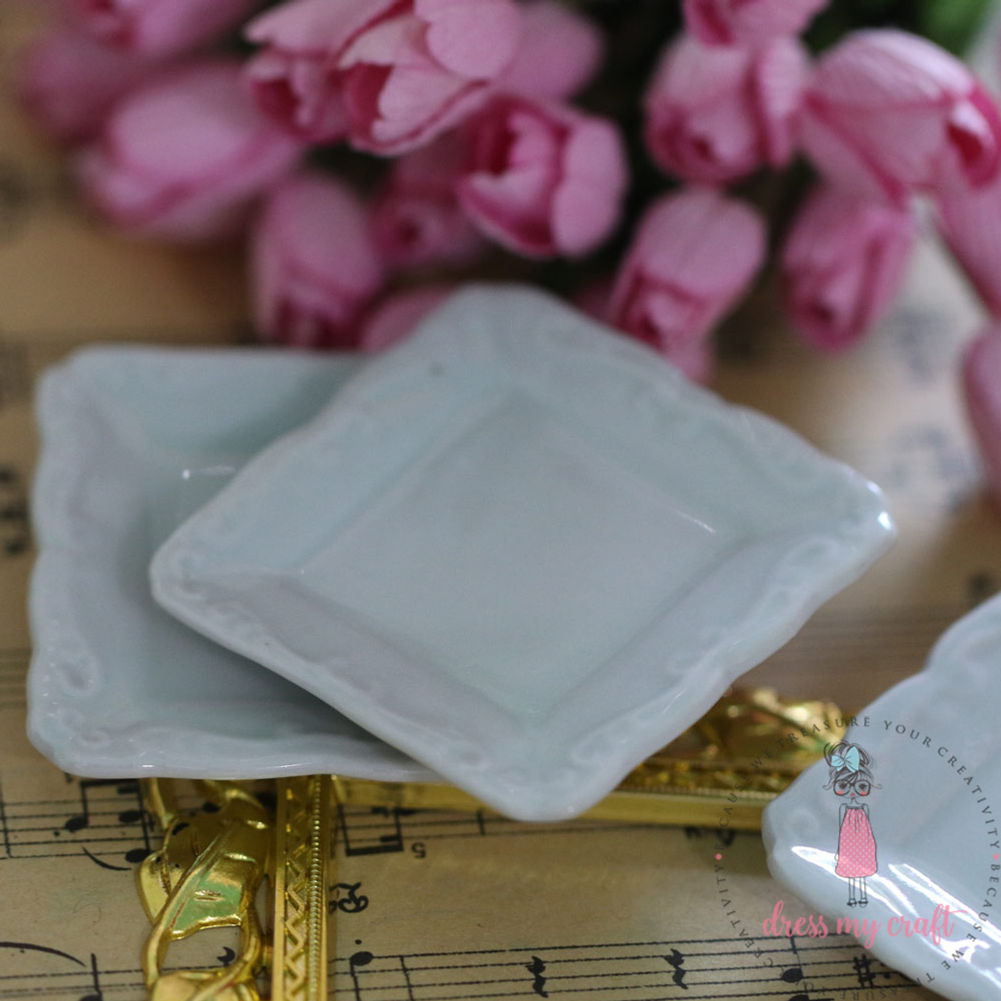 Miniature Big Square Plates – CRAFTERS CORNER