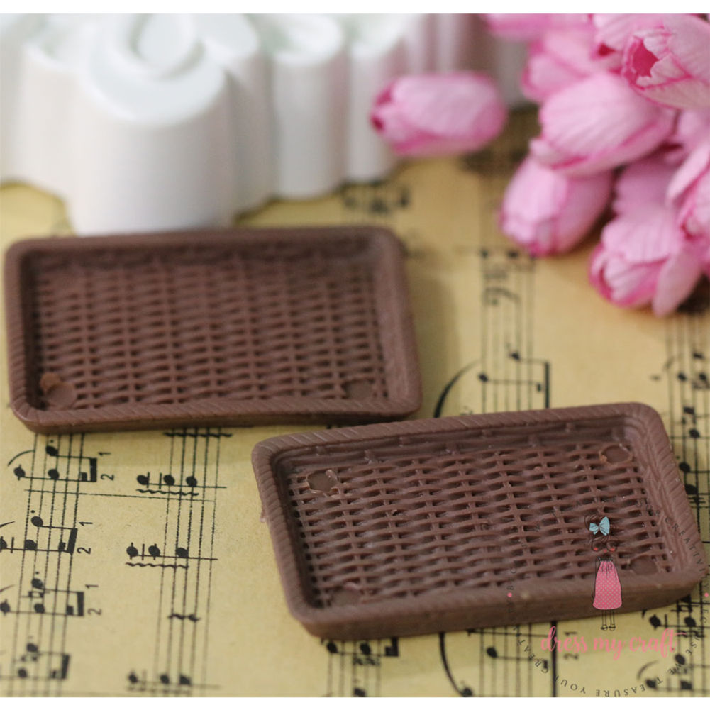 Miniature Serving Tray - Brown